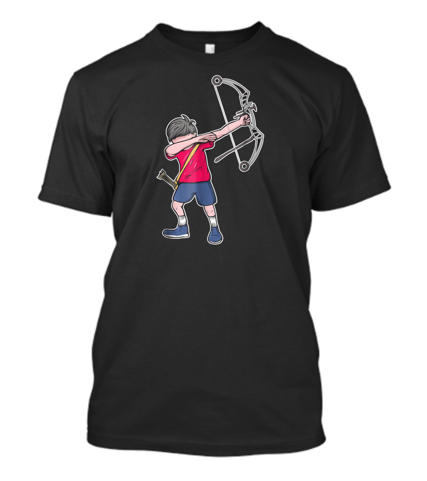 Dabbing Archer Dab Archery Boy Competition Bow And Arrow T-Shirt