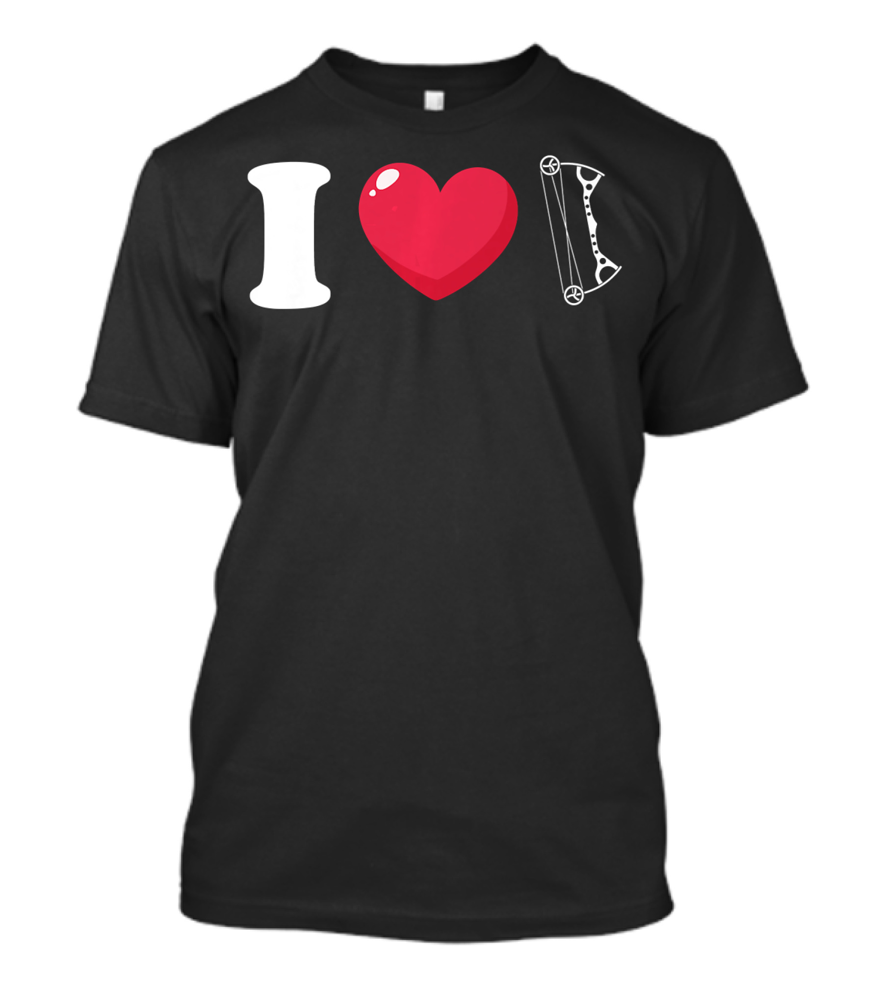 I Love Archery Bow T-Shirt