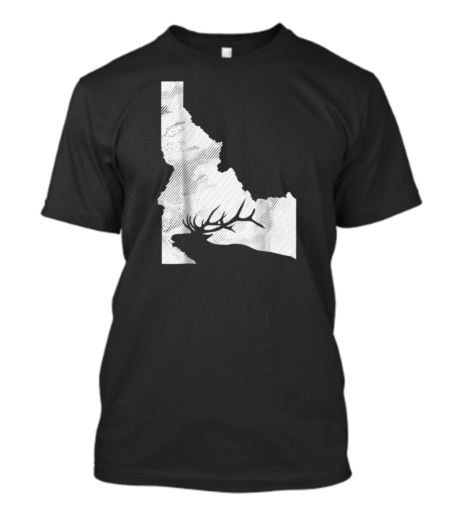 Idaho Elk Hunting Map T-Shirt