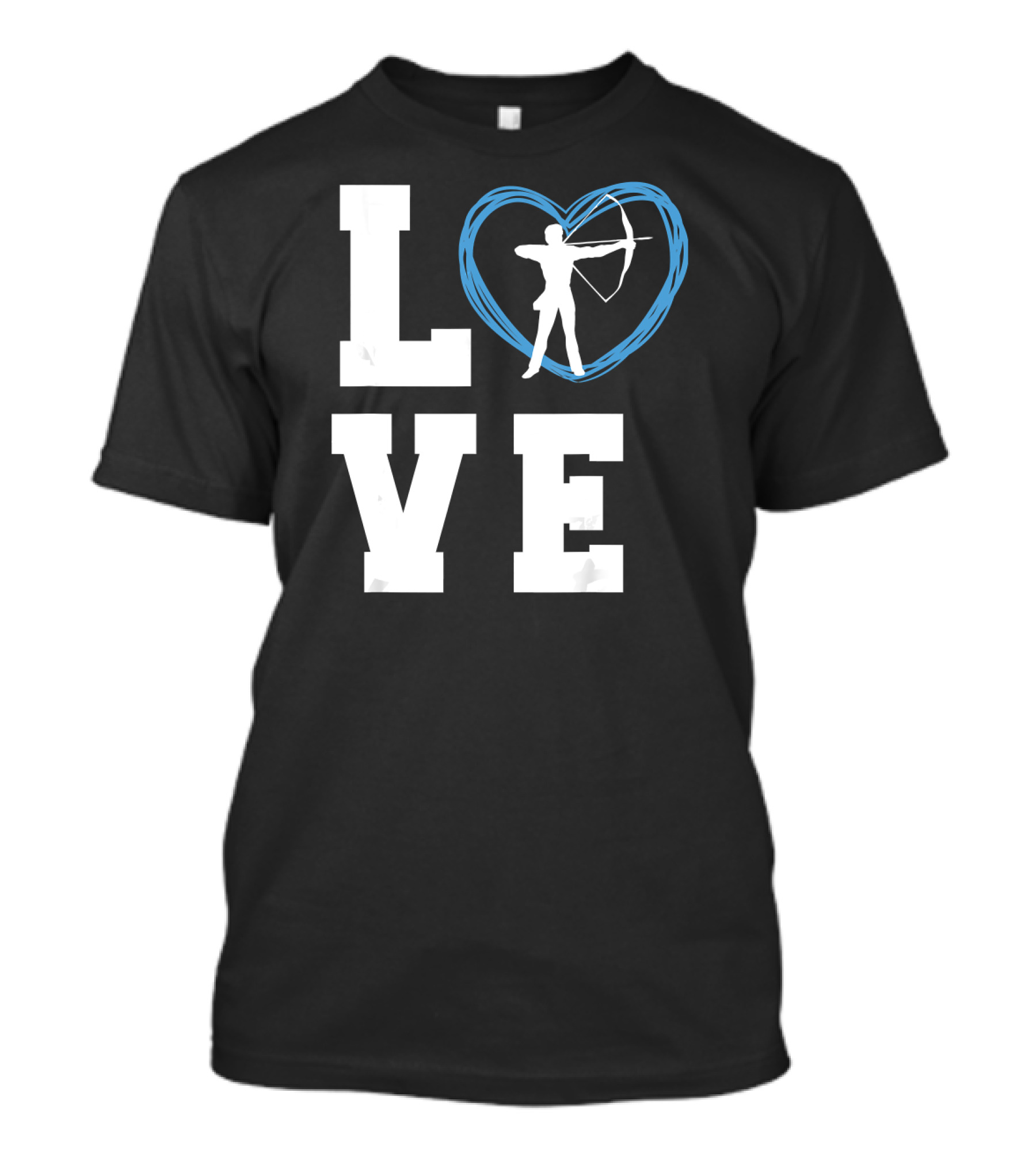 I LOVE ARCHERY Heart And Archer T-Shirt