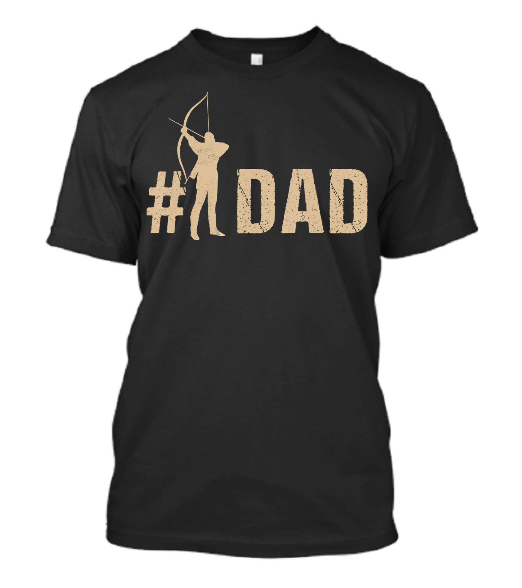 1 Dad Archer Mens Number 1 Dad Archery Dad Arc T-Shirt