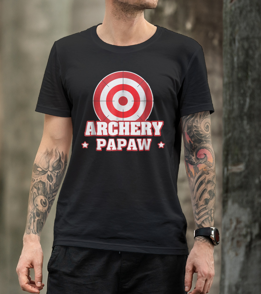 Archery Papaw Vintage Men's Archery Target T-Shirt
