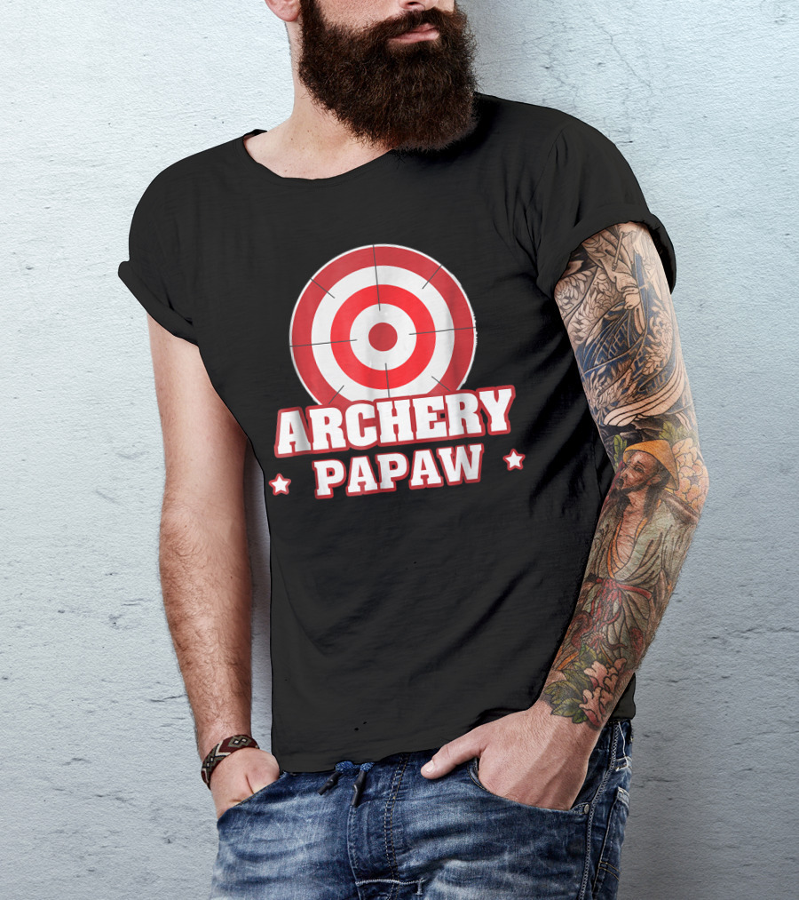 Archery Papaw Vintage Men's Archery Target T-Shirt