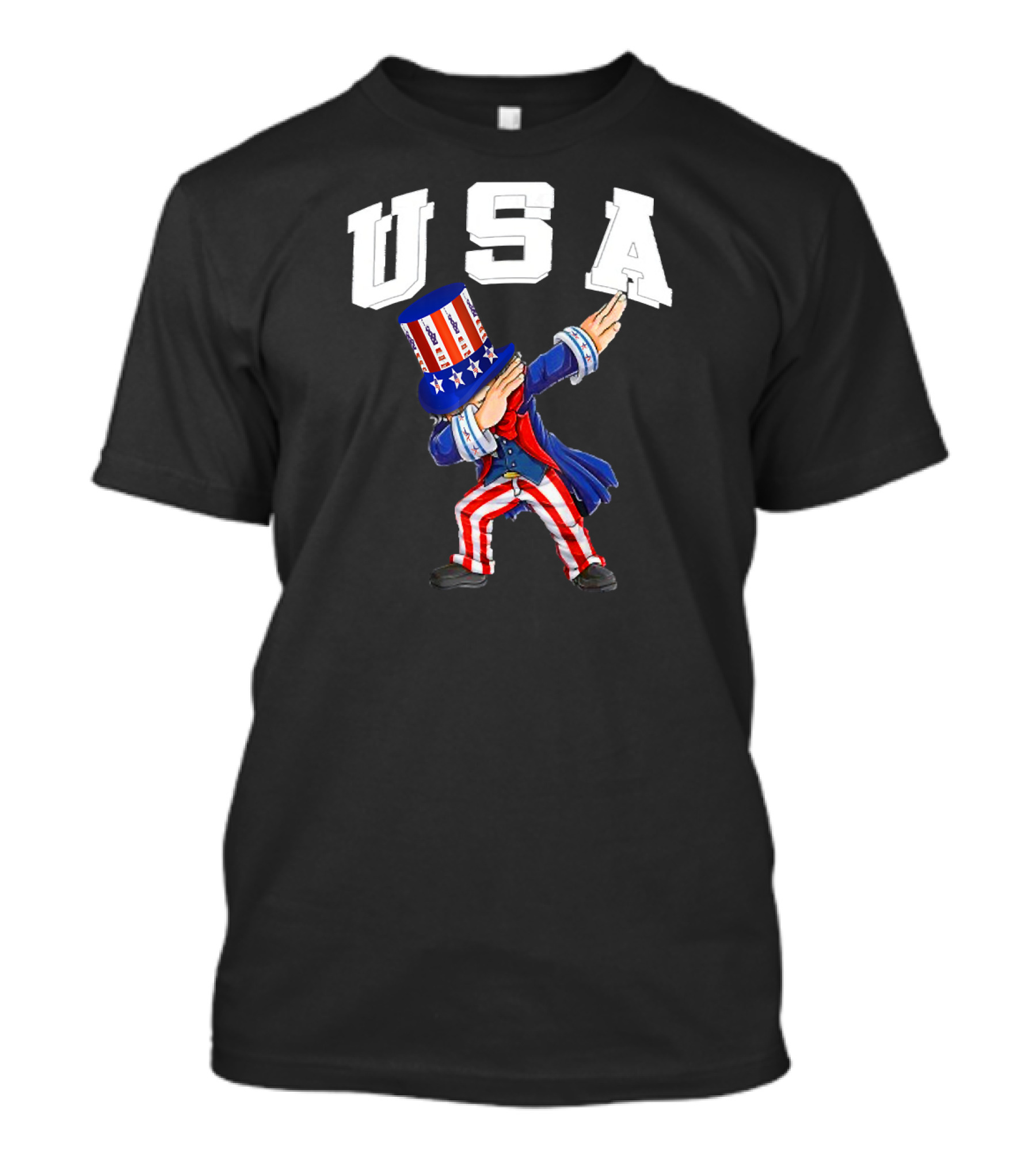 USA Dabbing Uncle Sam 4th July T-Shirt