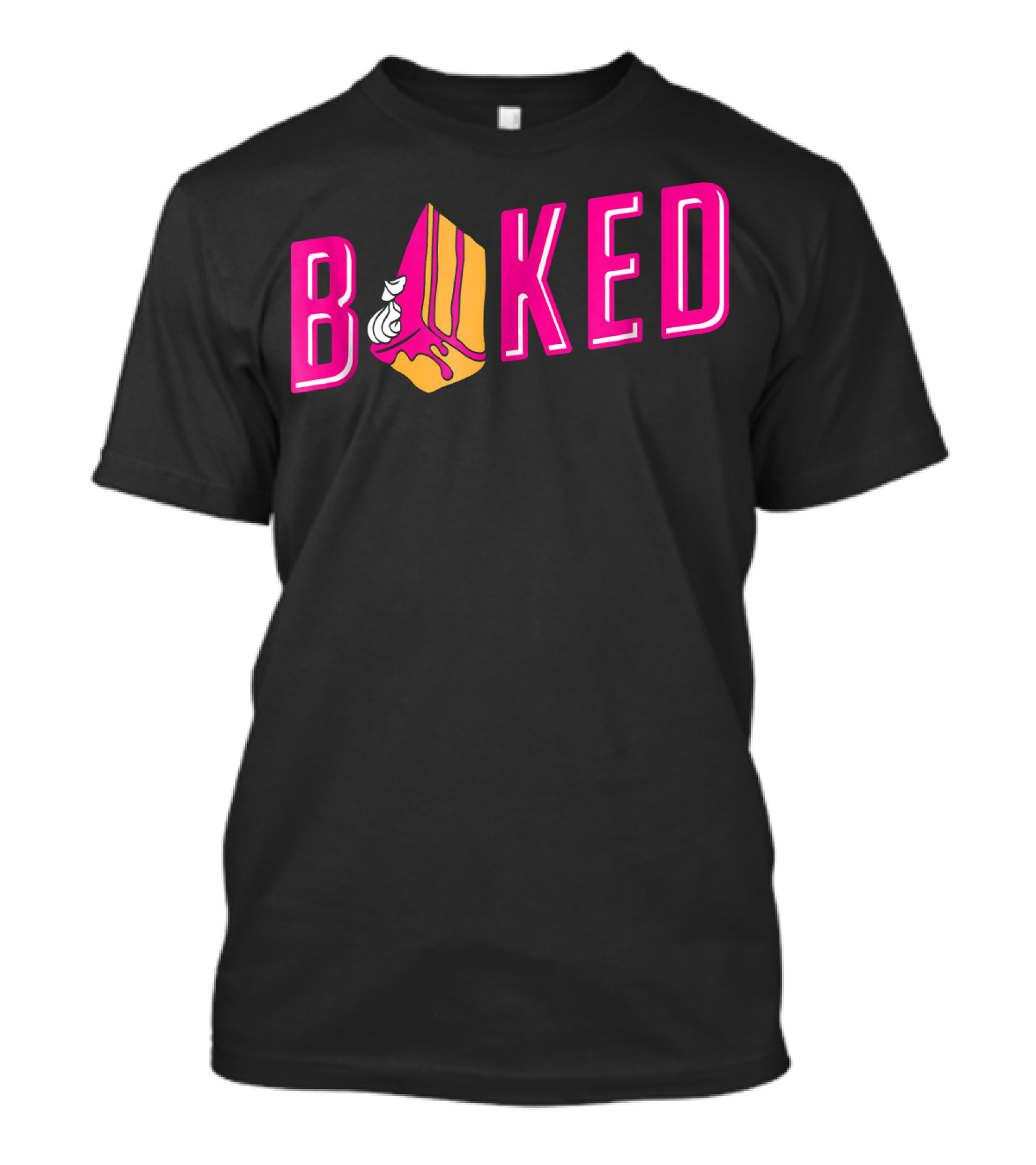 Baked Cake Slice Pastry Chef T-Shirt