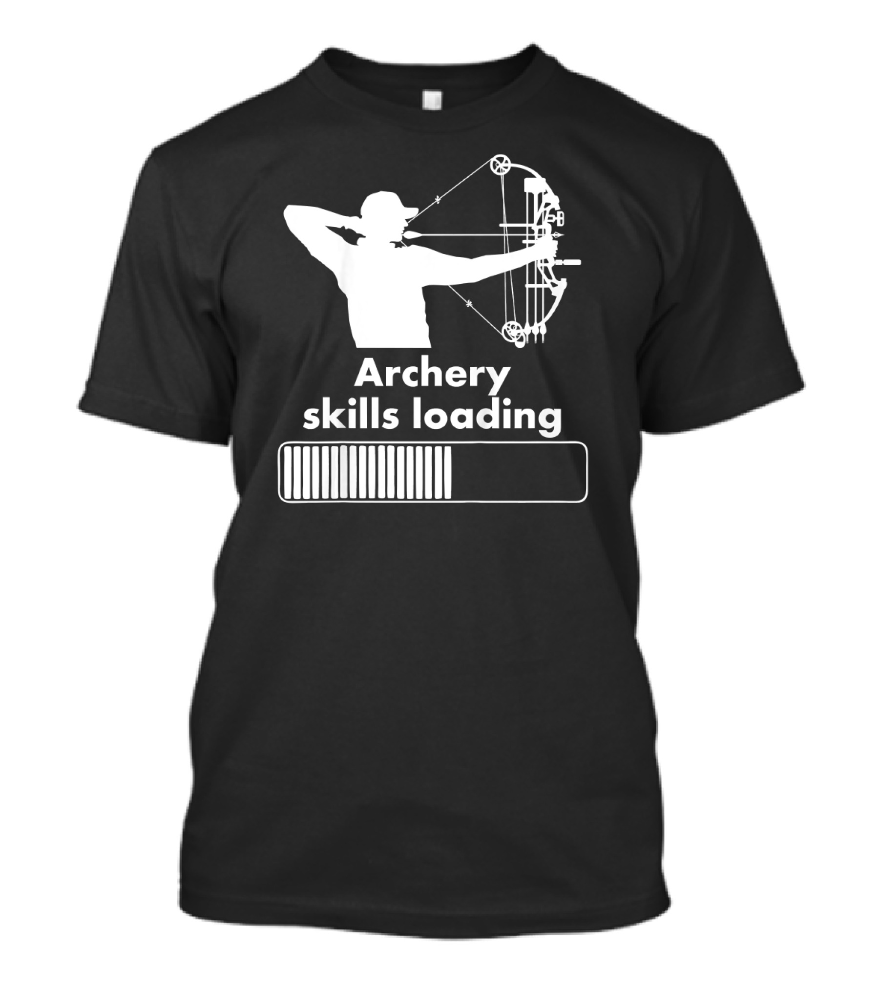 Kids Archery Skills Loading Funny Bow Hunter Gift T-Shirt