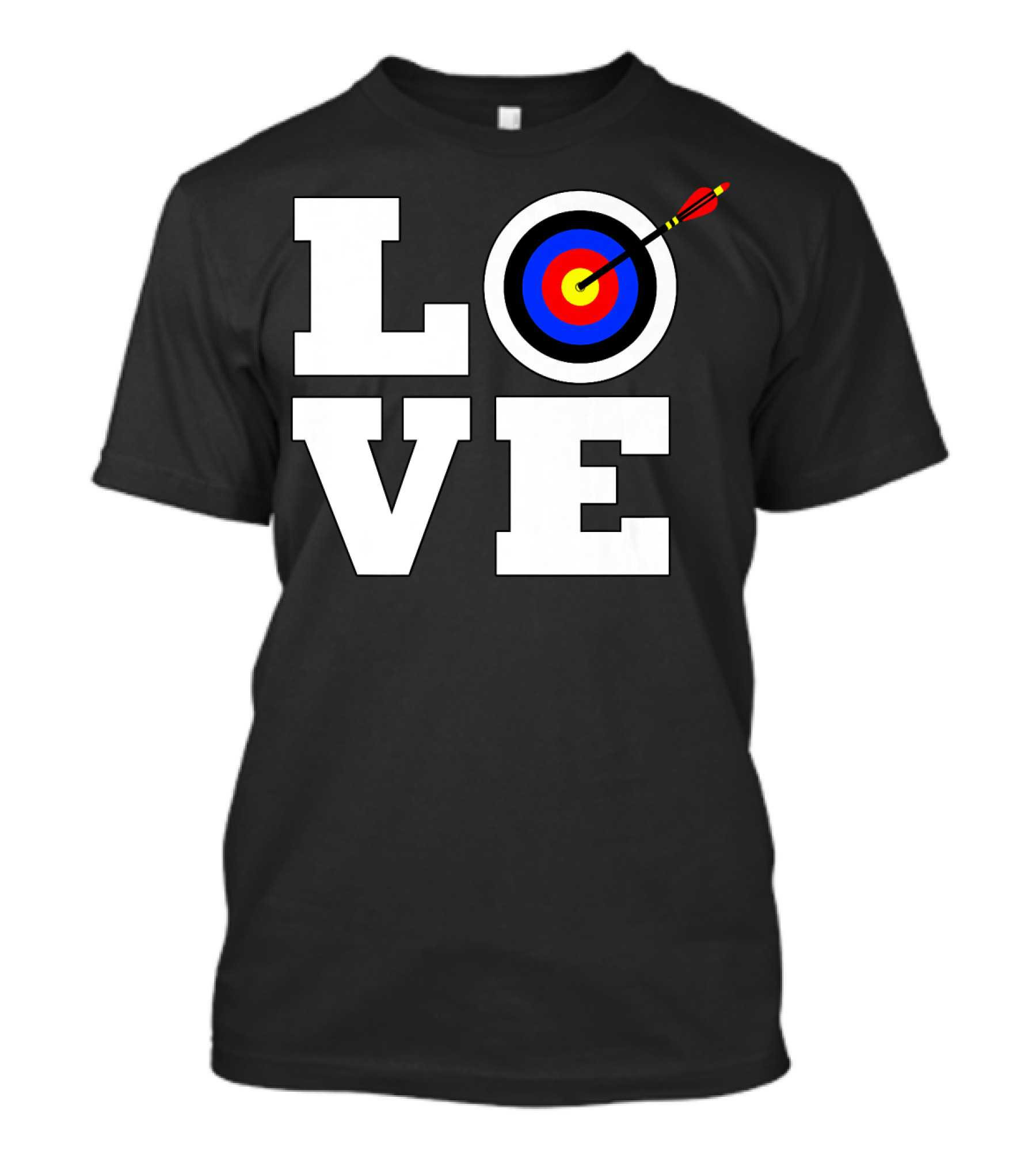 LOVE Archery Target With Bow Arrow T-Shirt