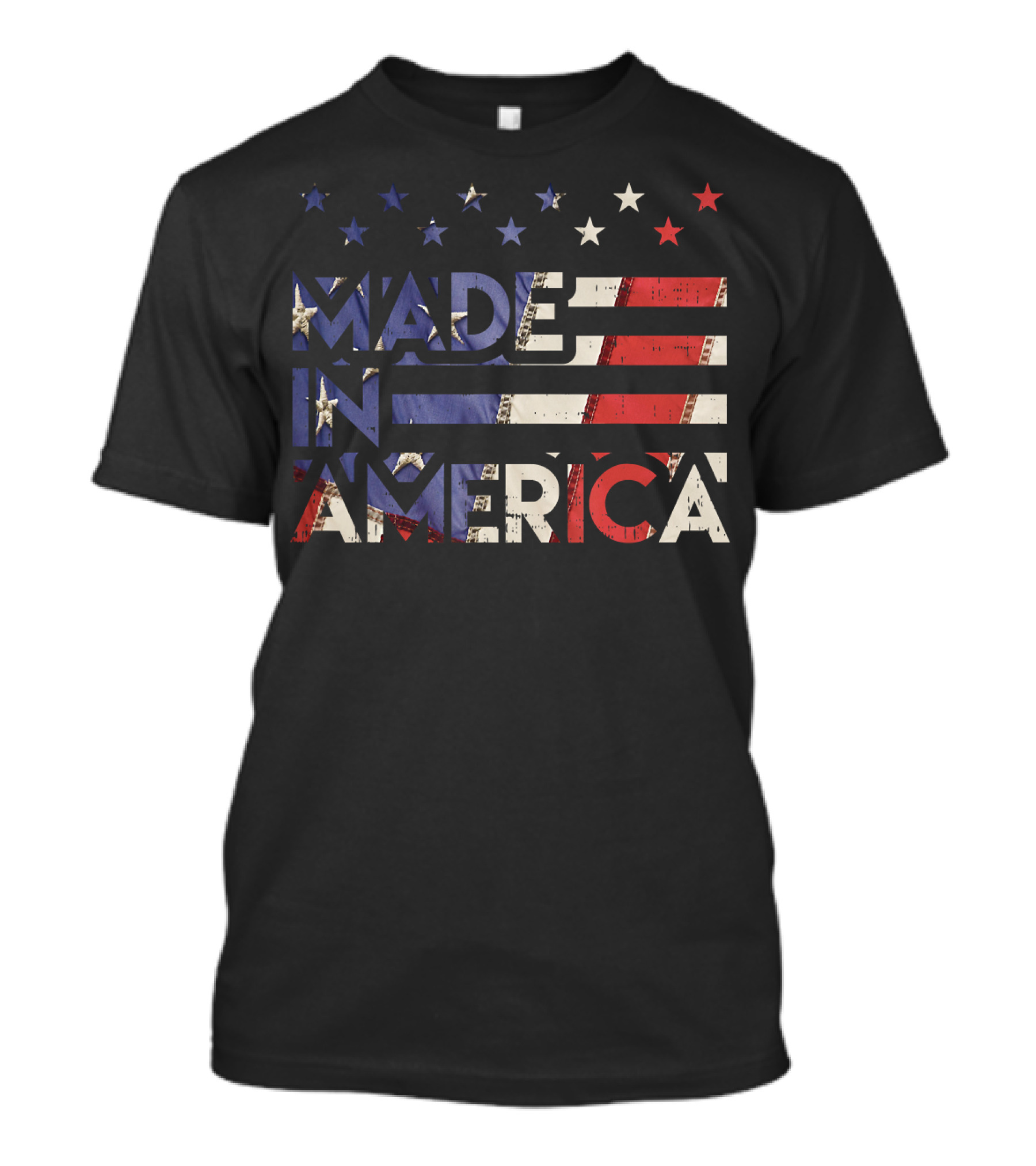 Made In America Pride Stars And Stripes Born In USA T-Shirt