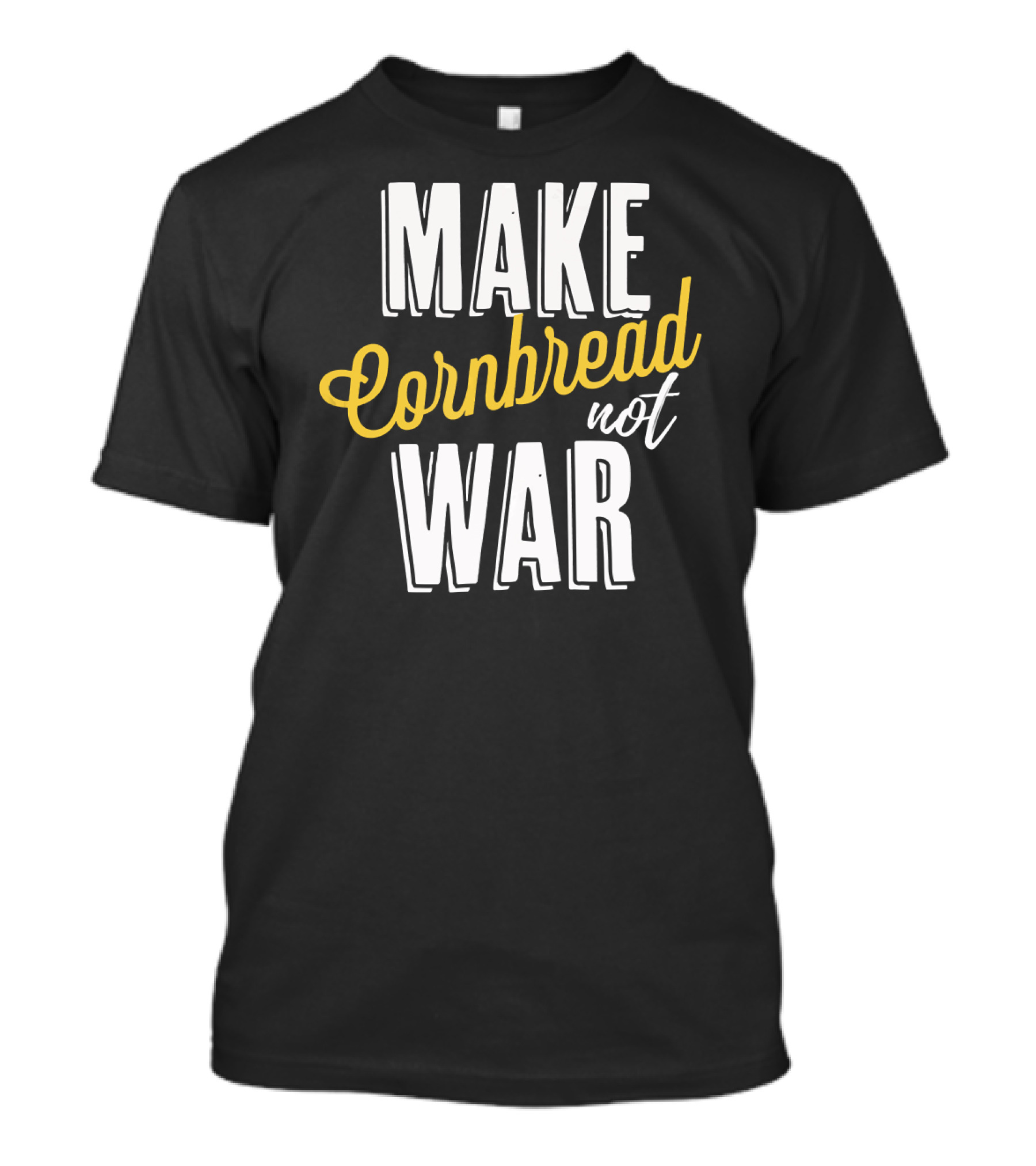 Make Cornbread Not War Bold Vintage T-Shirt