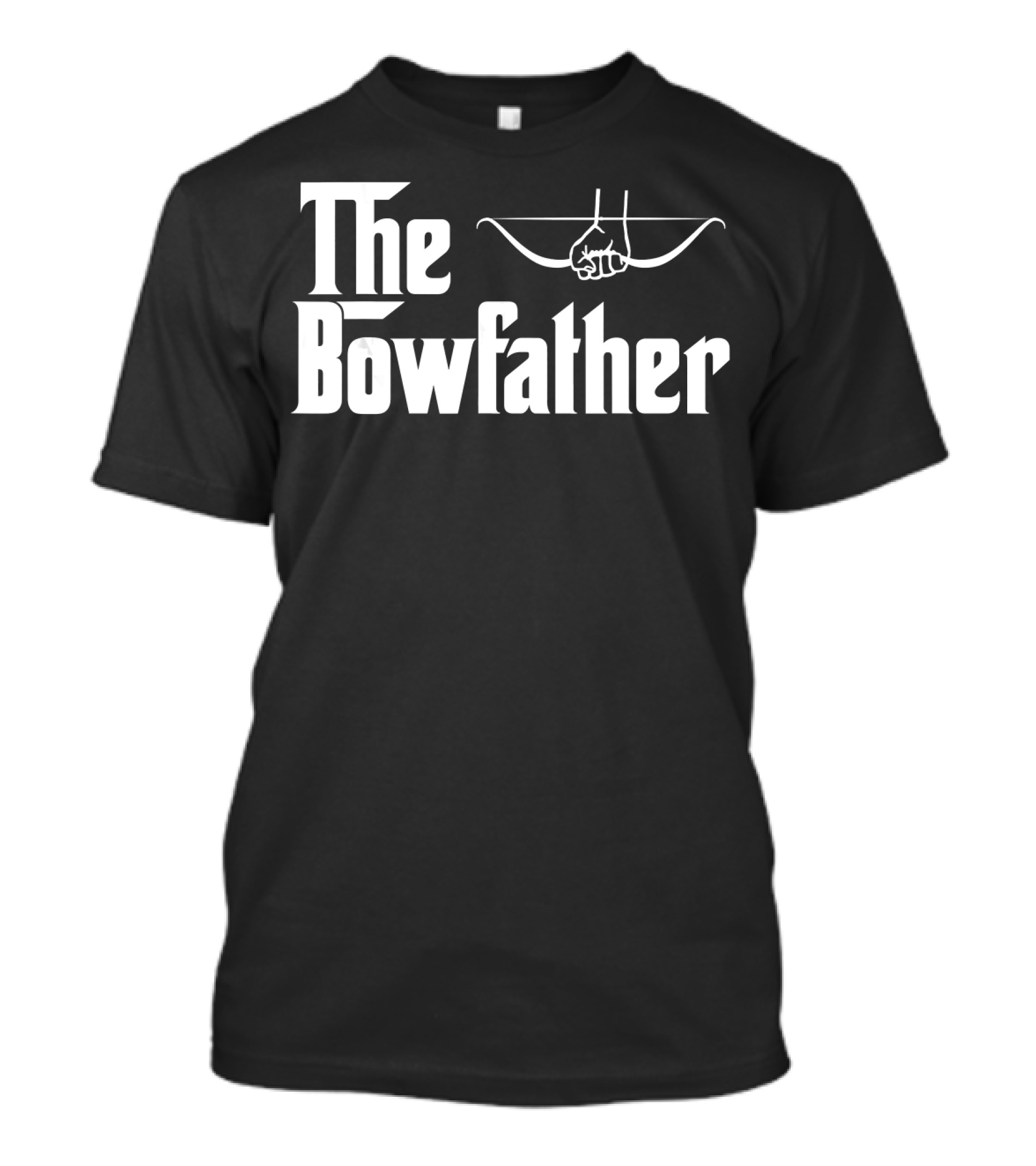 The Bowfather Funny Archery Archer Parody Bow Hand Gesture T-Shirt