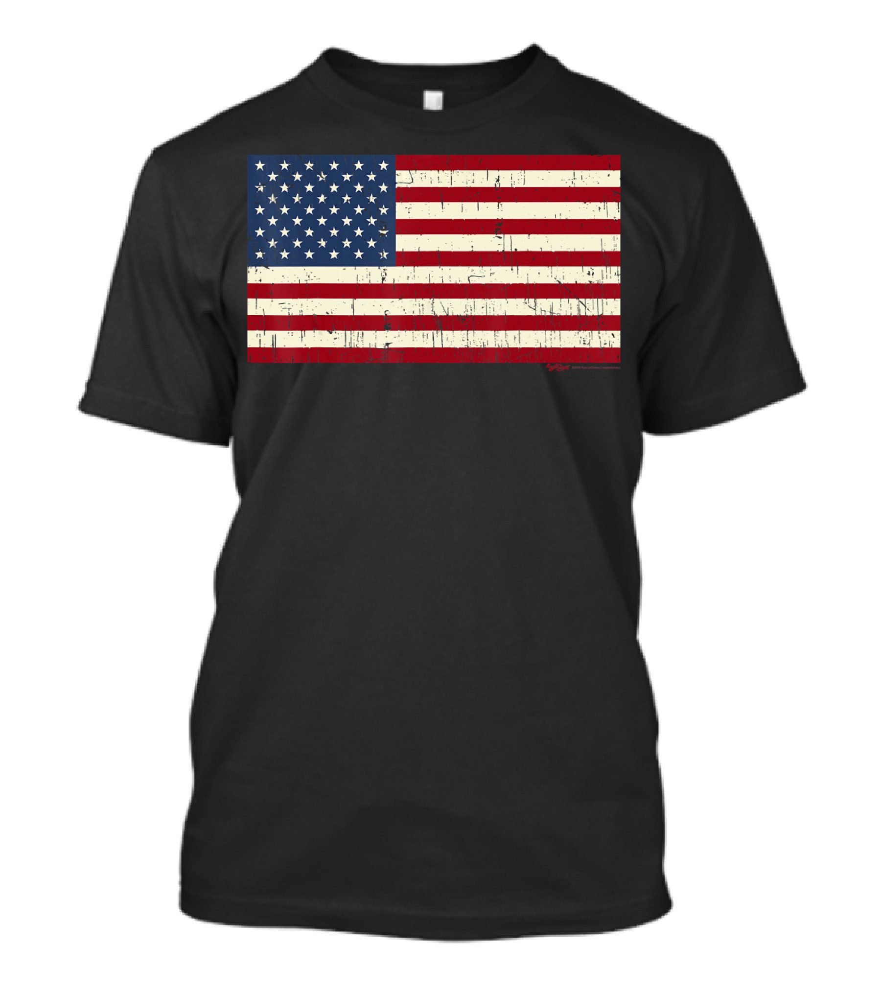 Vintage American Flag USA 4th Of July T-Shirt