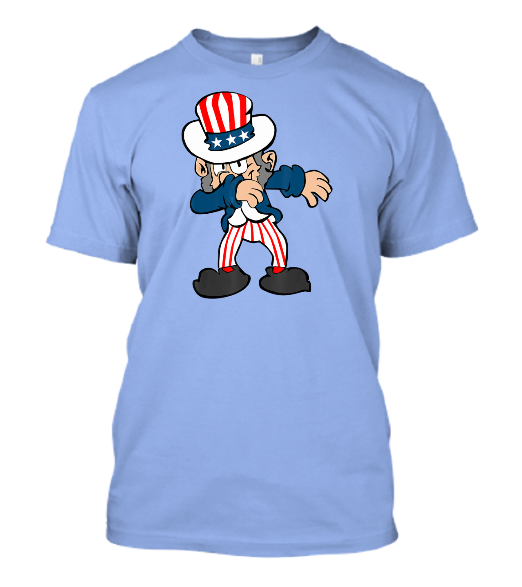 Dabbing Uncle Sam Patriotic 4th Of July Veteran Iconic American T-Shirt