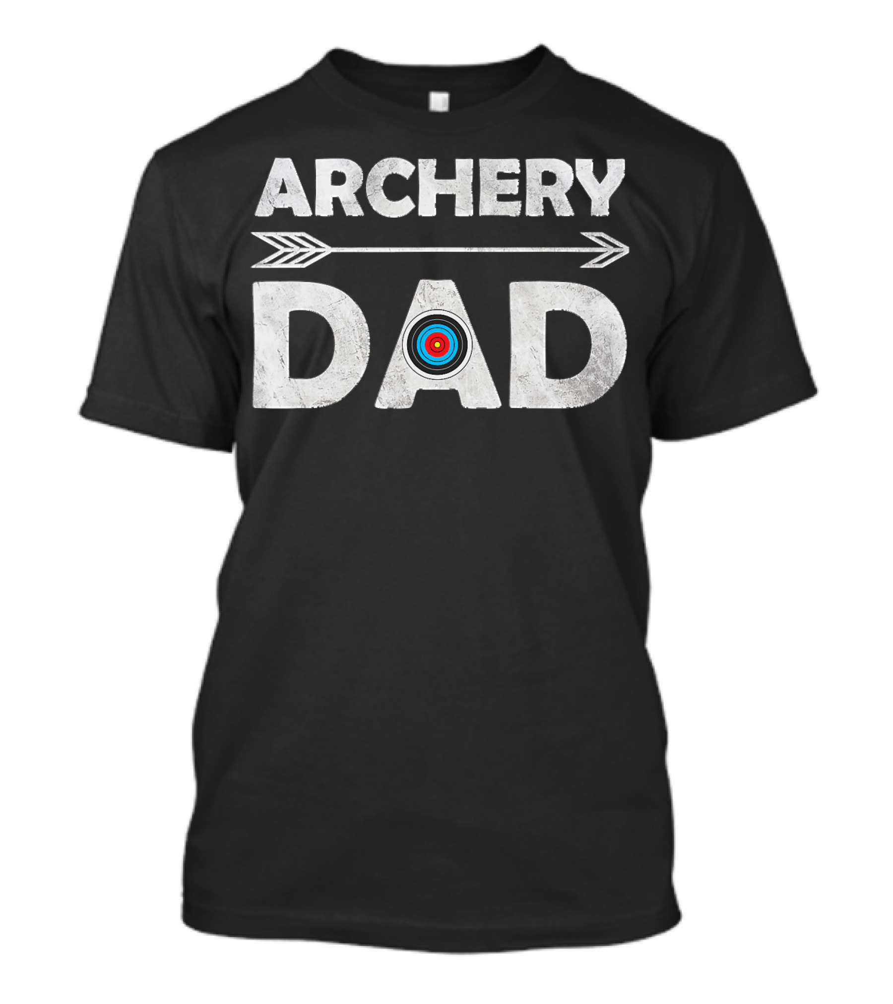 Archery Dad Family Matching Target Arrow T-Shirt