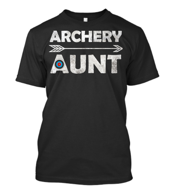 Matching Family Archery Aunt Arrow Target T-Shirt