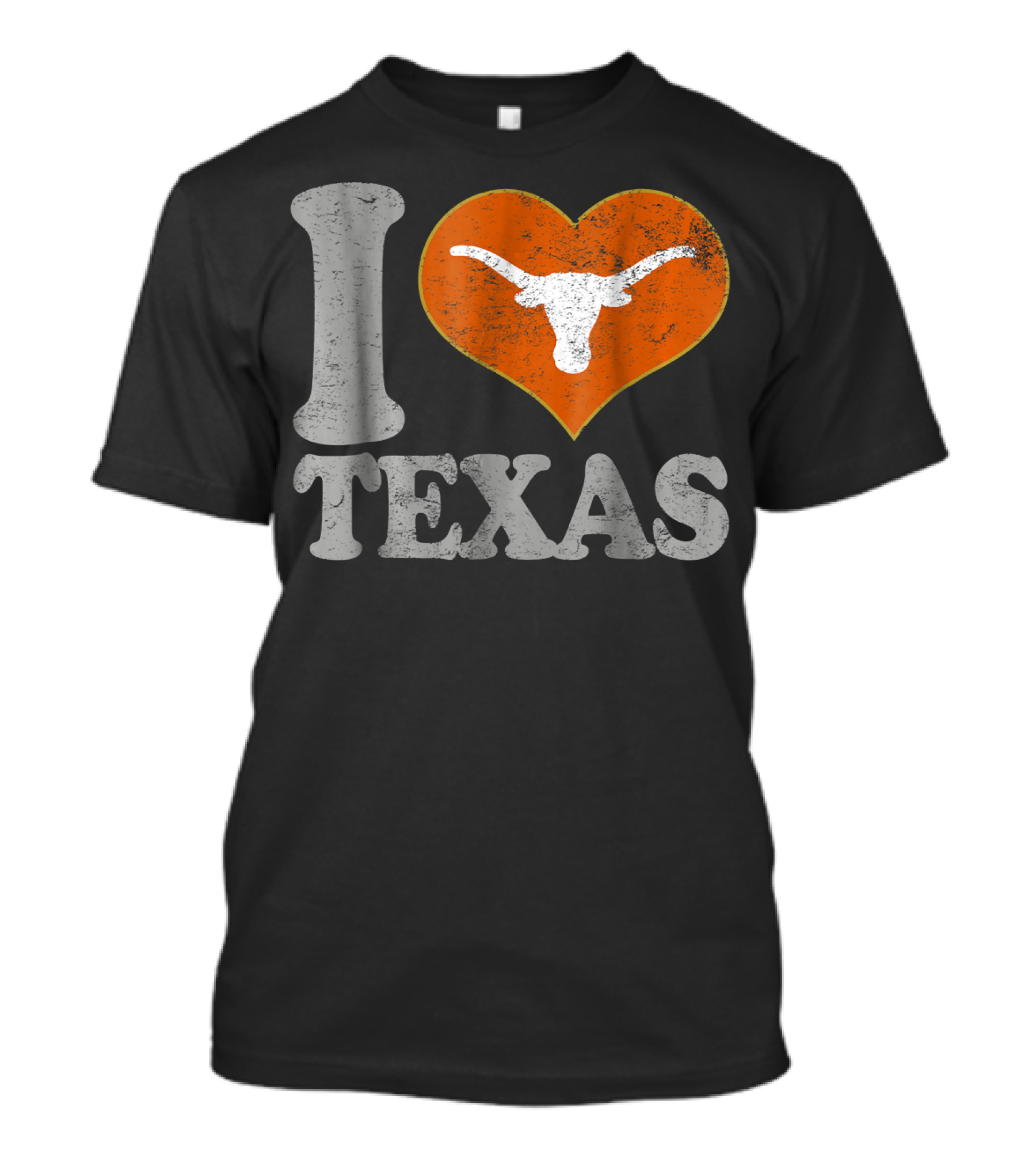 I Love Texas Longhorns Youth Sports T-Shirt
