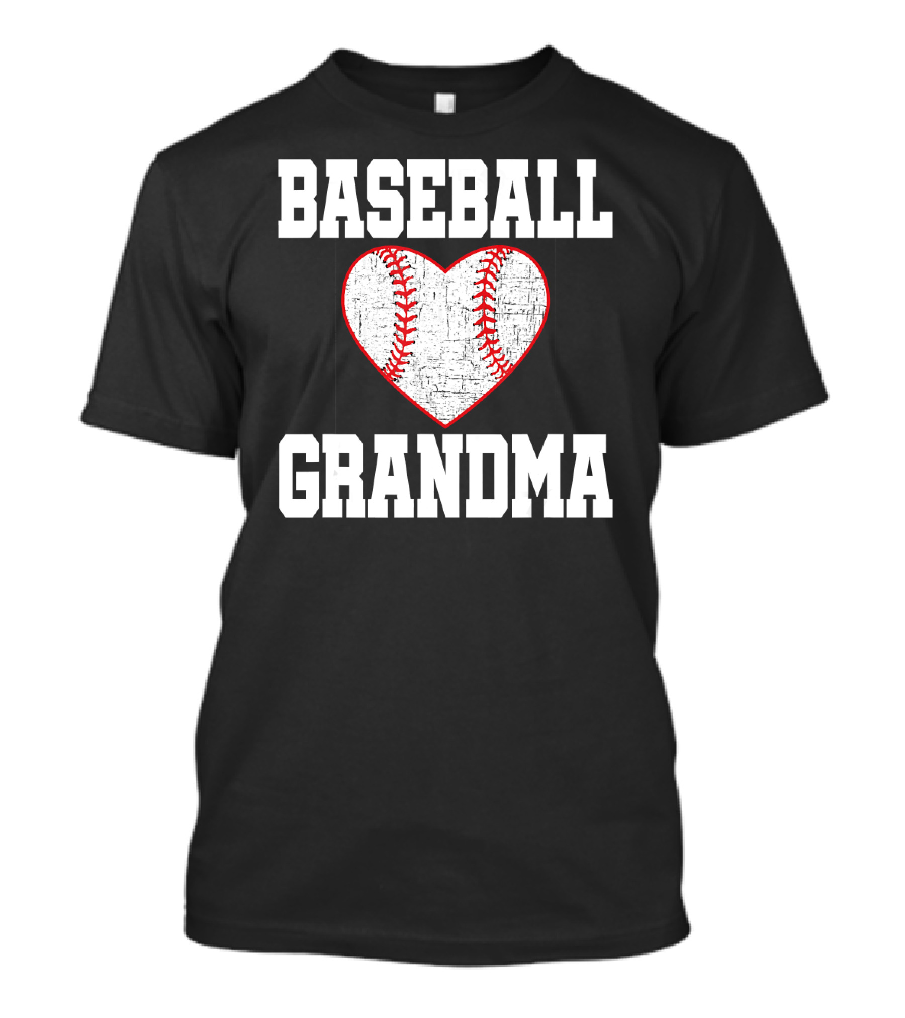 Baseball Grandma Heart T-Shirt
