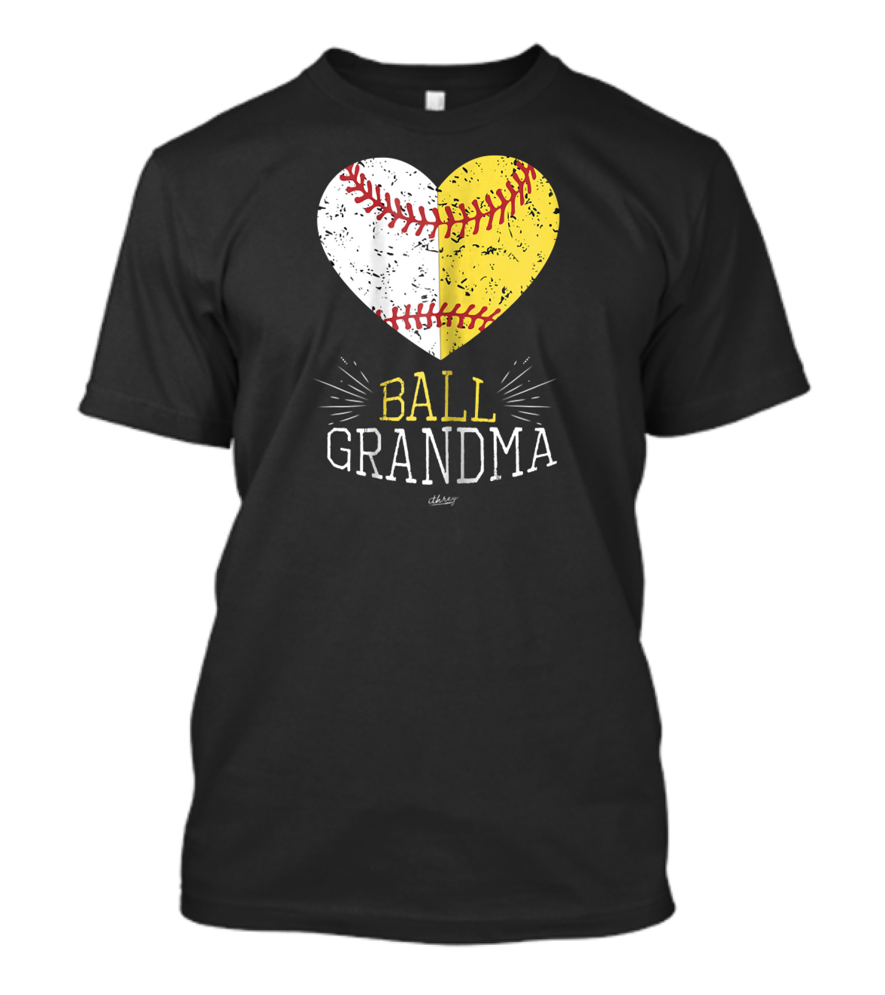 Ball Grandma Cute Mom Funny Baseball T-Shirt