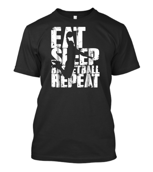 Eat Sleep Basketball Repeat Dunk T-Shirt