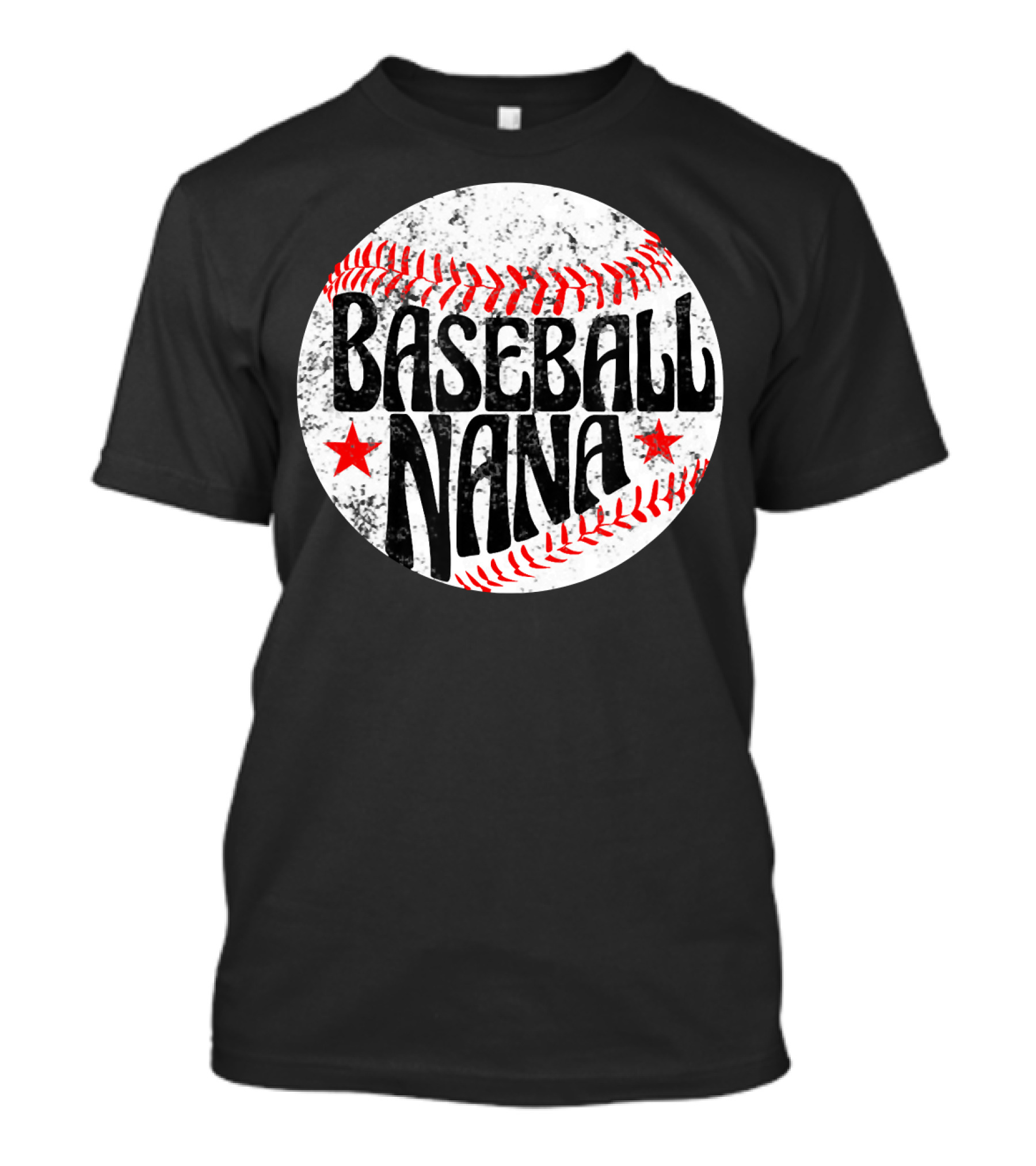 Baseball Nana Proud Grandson Grandma Appreciation T-Shirt