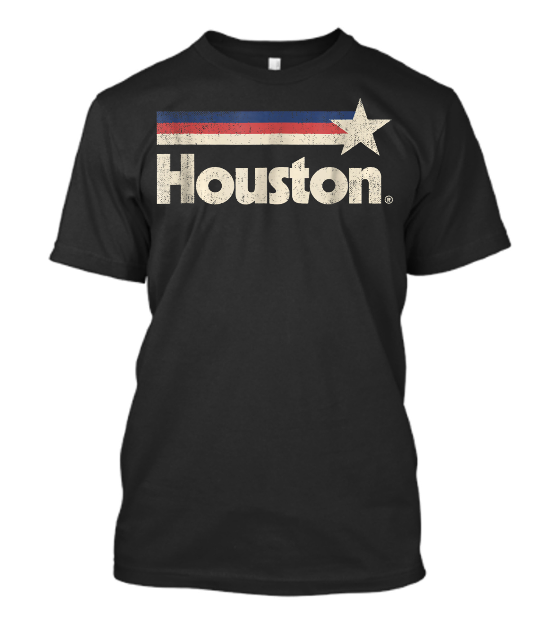 Houston Vintage Star Retro Texas Pride T-Shirt