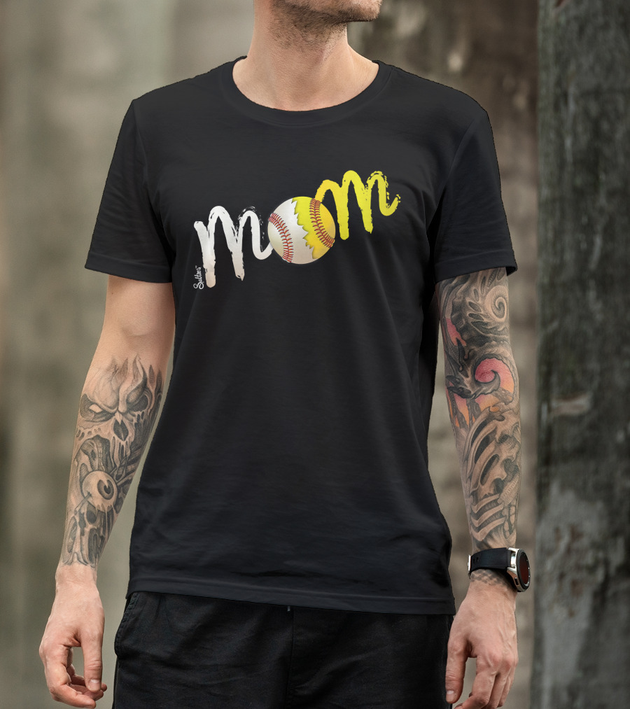 Mom Baseball Softball Sports Lover T-Shirt