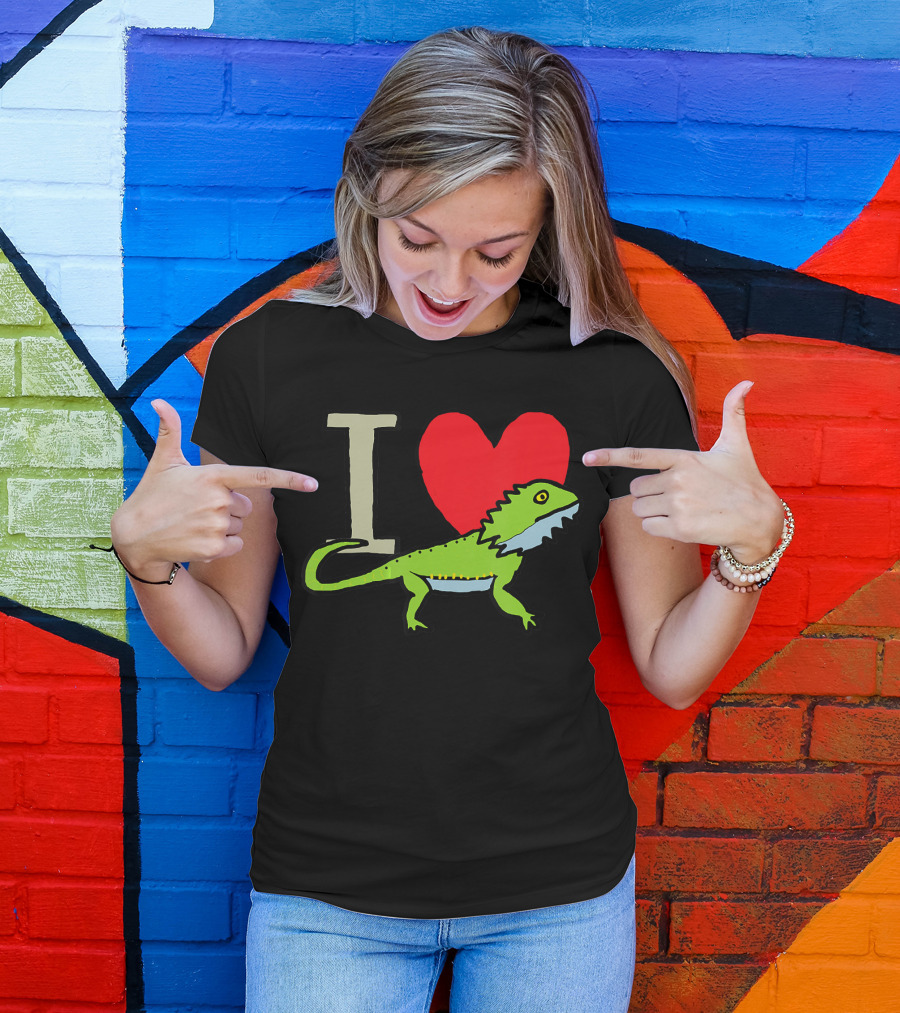 I Love Bearded Dragons T-Shirt