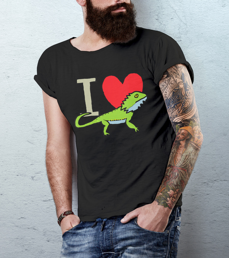 I Love Bearded Dragons T-Shirt