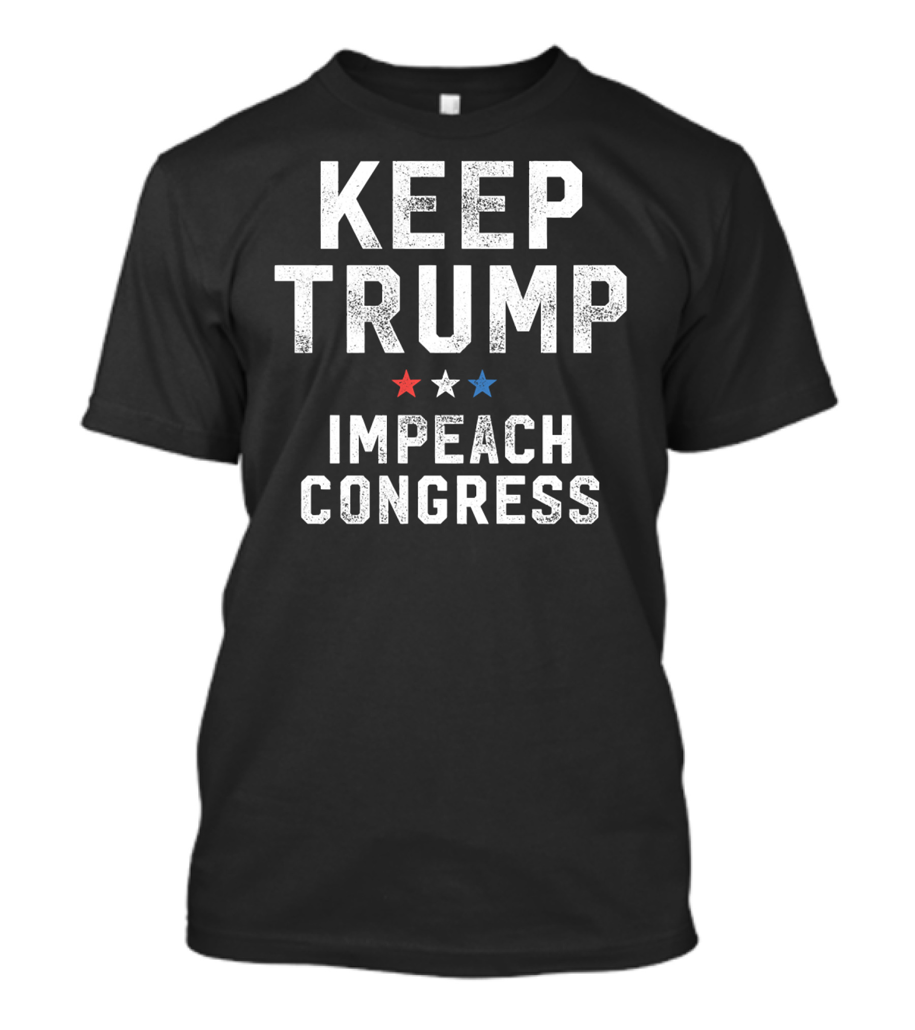 Keep Trump Impeach Congress Republican Patriotic Stars T-Shirt