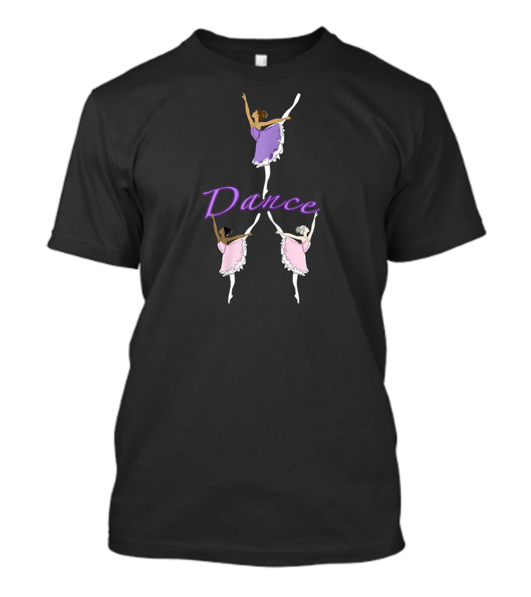 Dance Cute Ballerina Girls T-Shirt