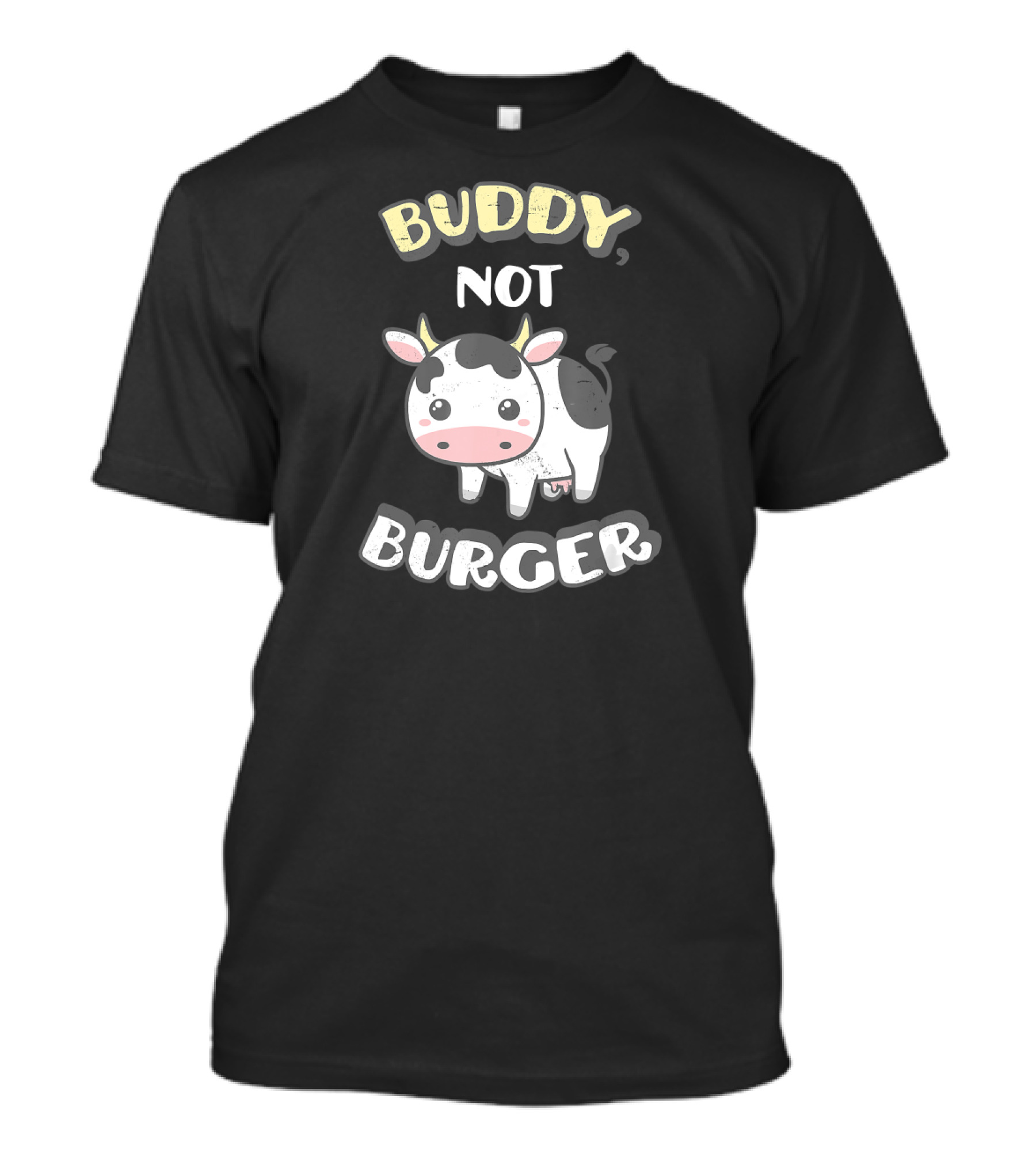 Buddy Not Burger Animal Rights Cute Vegan Vegetarian T-Shirt