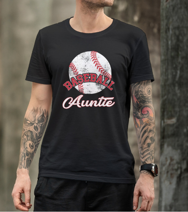 Baseball Auntie T-Shirt