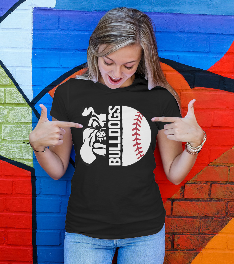 Bulldogs Baseball Ball Cool T-Shirt