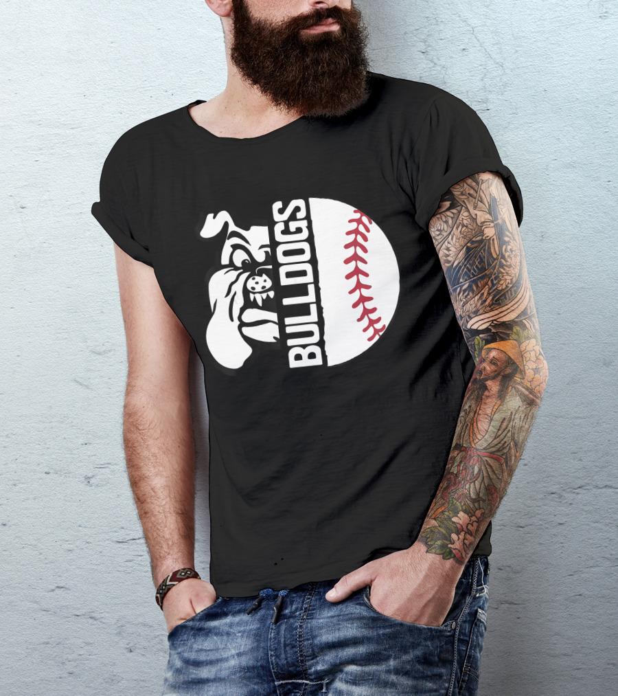 Bulldogs Baseball Ball Cool T-Shirt
