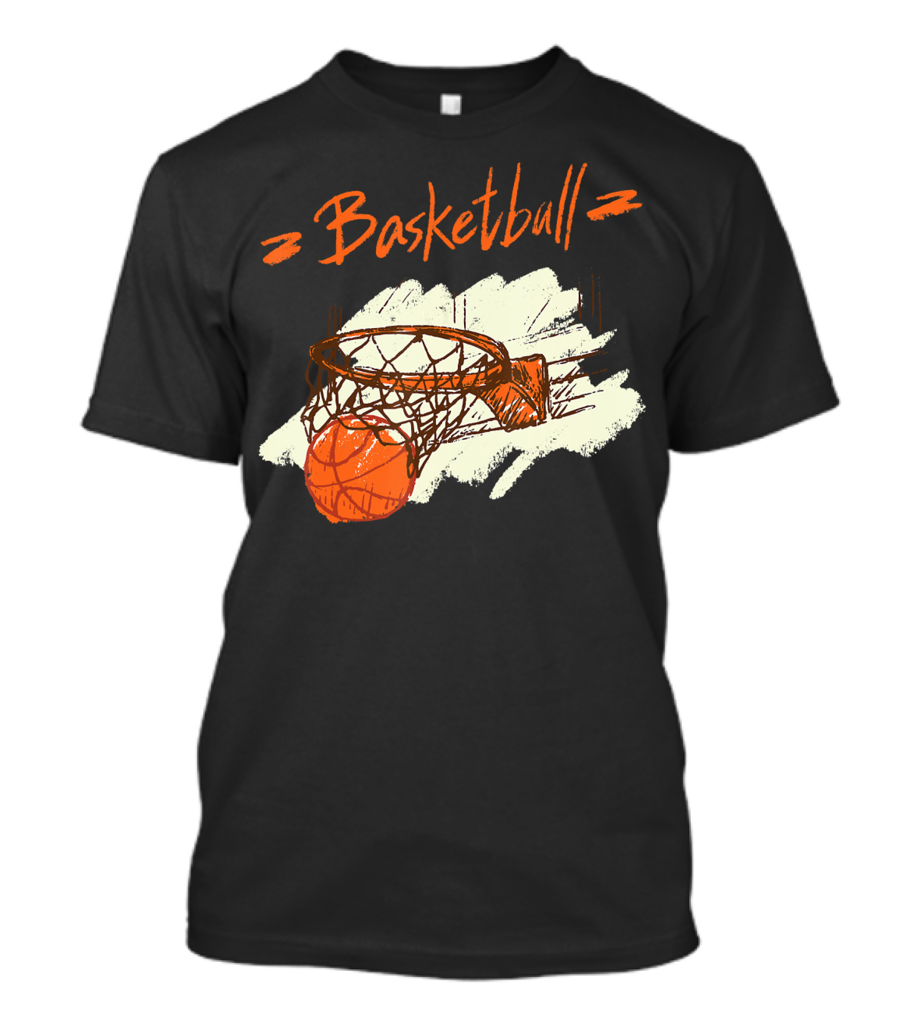 Basketball Player Dunking Through Hoop Basketball T-Shirt