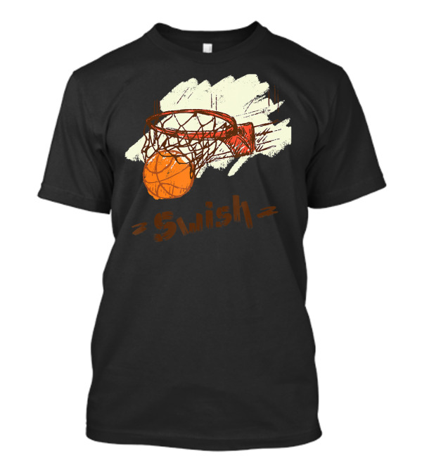 Basketball Swish Net Splash T-Shirt