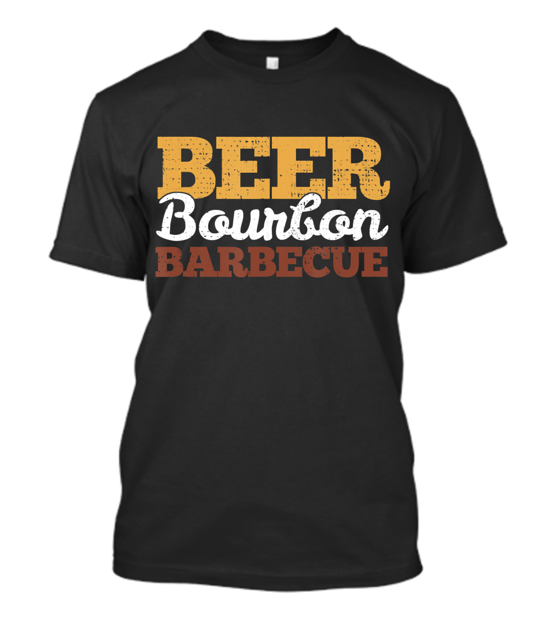 BBB Beer Bourbon Barbecue BBQ Lover Grilling T-Shirt