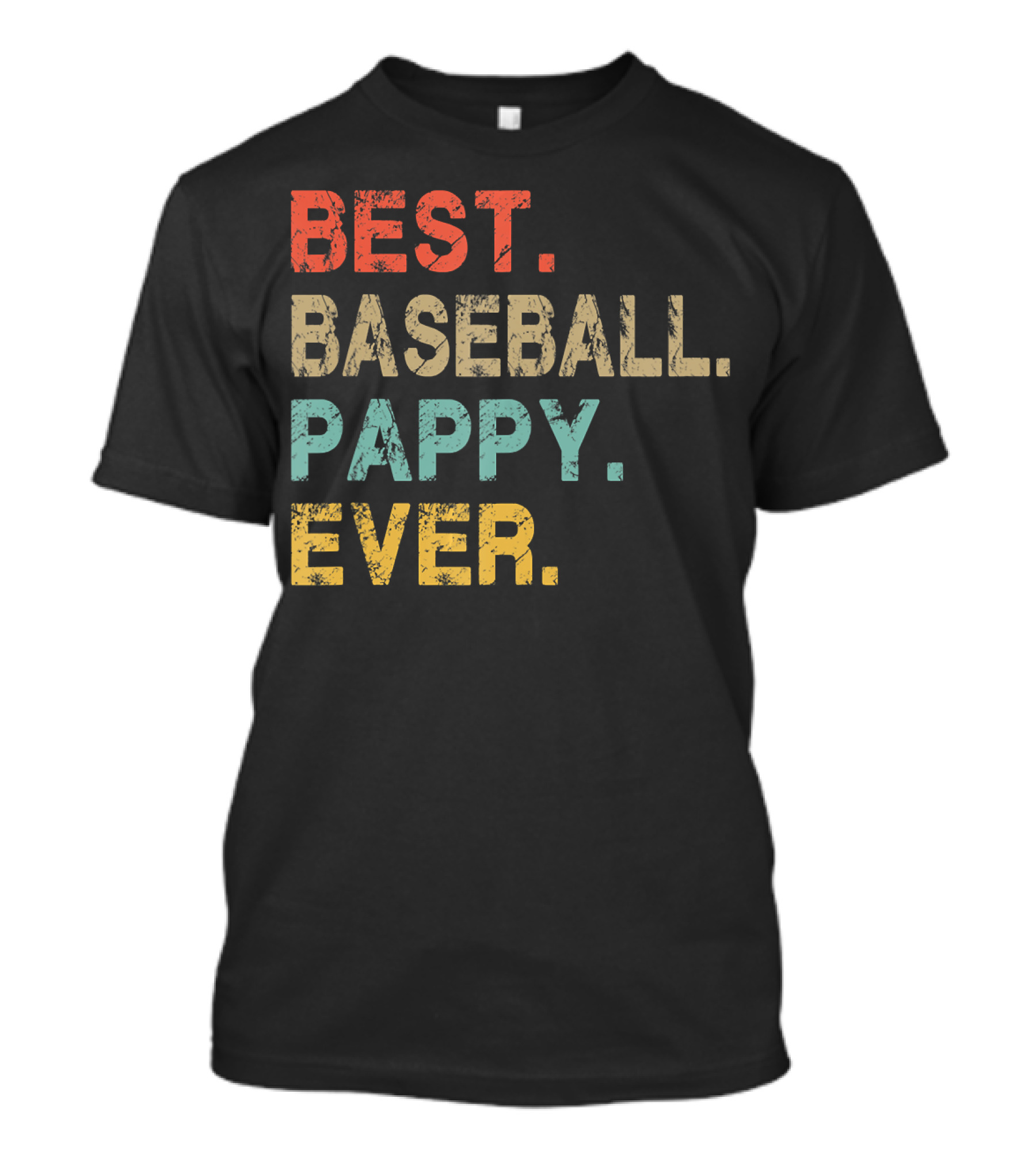 Best Baseball Pappy Ever Father's Day Funny T-Shirt