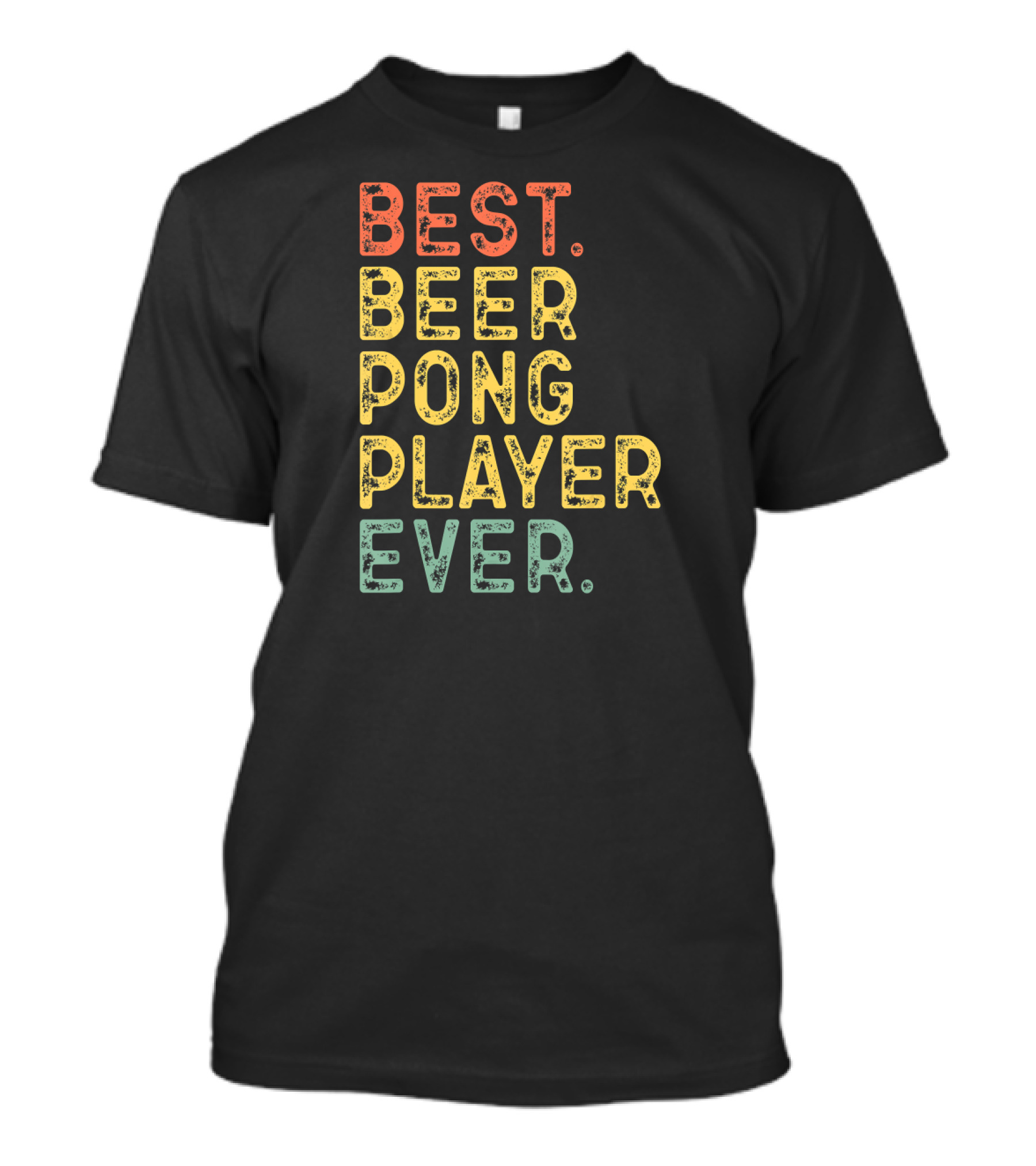 Best Beer Pong Player Ever Vintage Retro T-Shirt