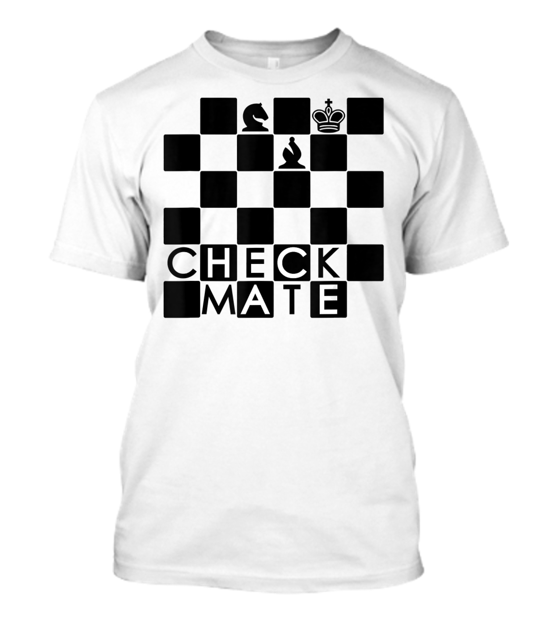 Checkmate Chessboard Knight Bishop King T-Shirt