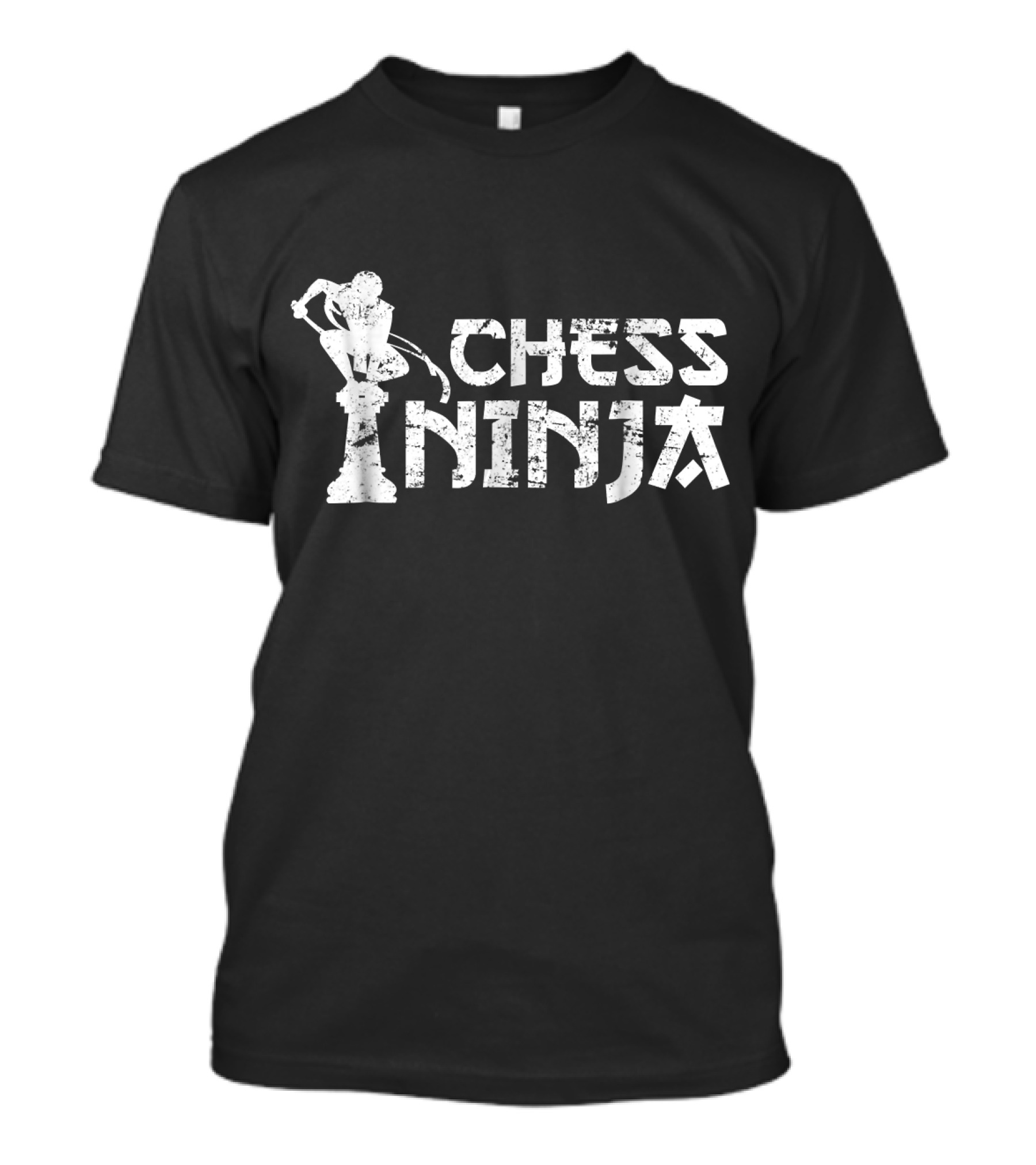 Chess Ninja Player On Chess Piece T-Shirt