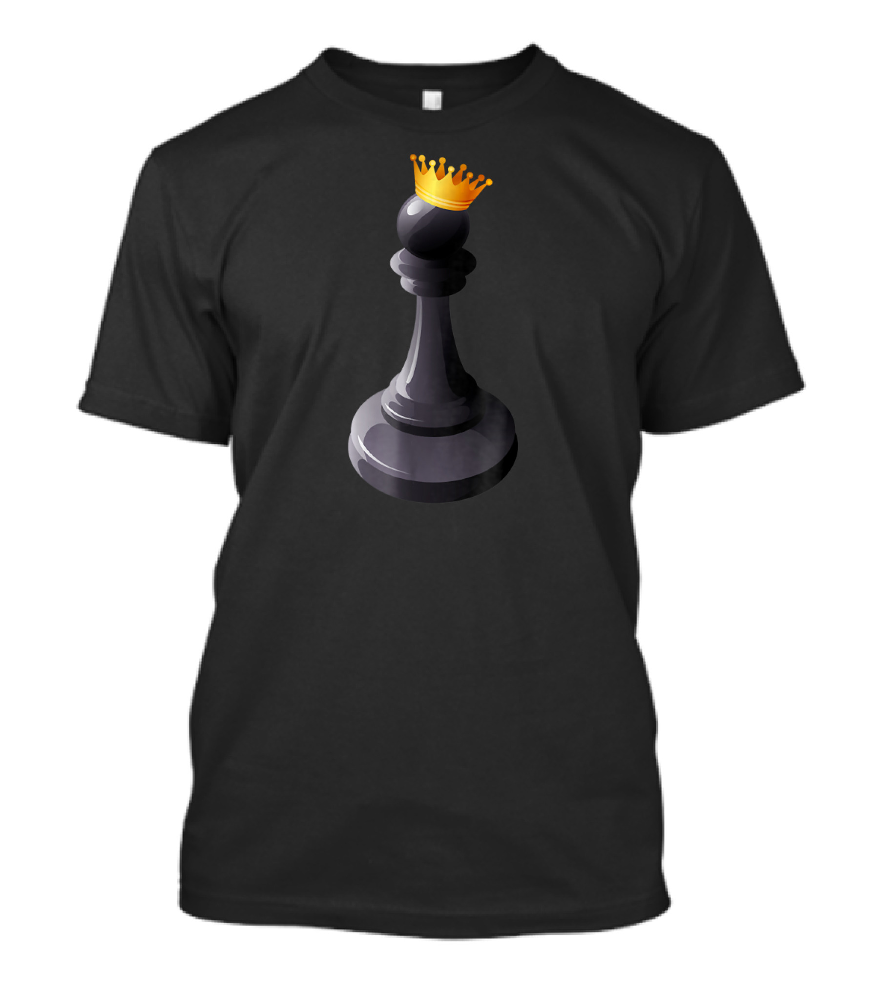 Chess Girls Queen Pawn With Crown T-Shirt