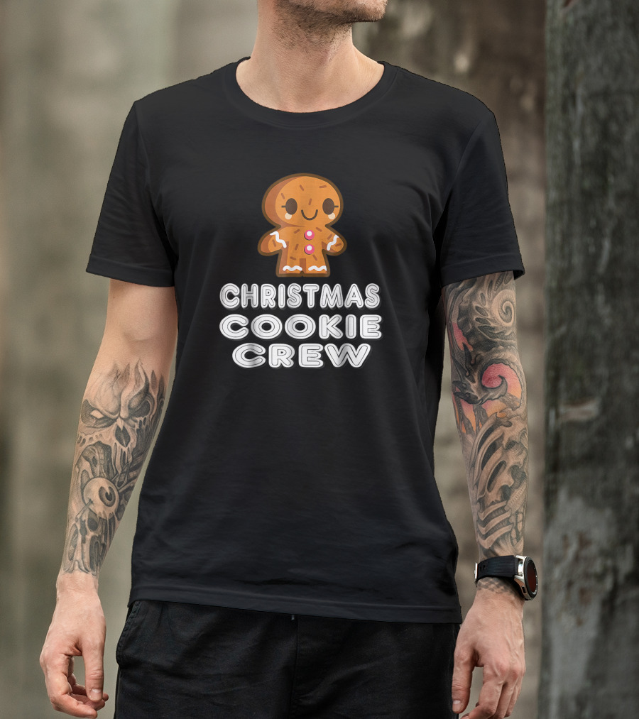 Christmas Cookie Crew Gingerbread Team Fun T-Shirt