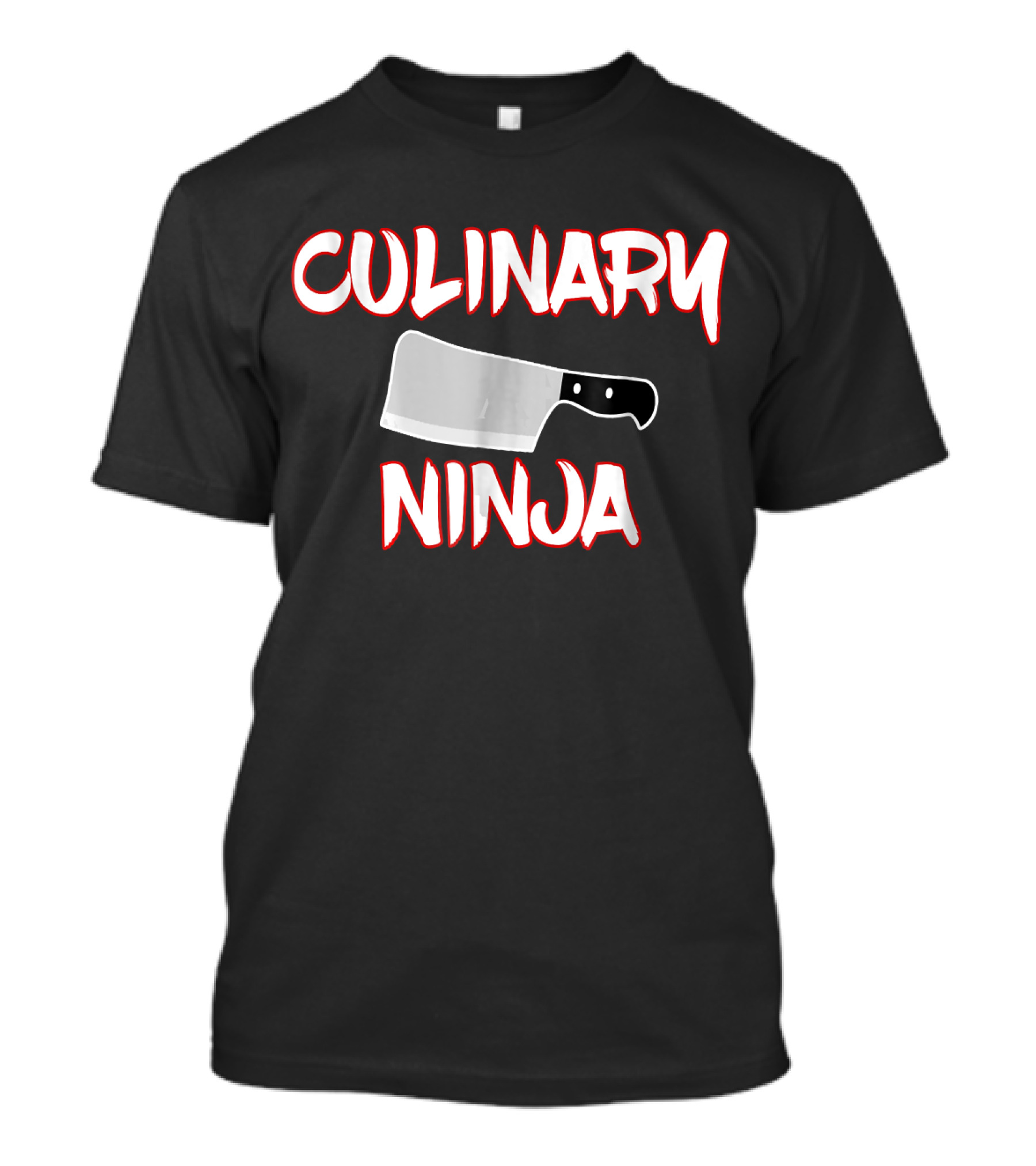 Culinary Ninja Chef Cleaver Cooking Mastery T-Shirt