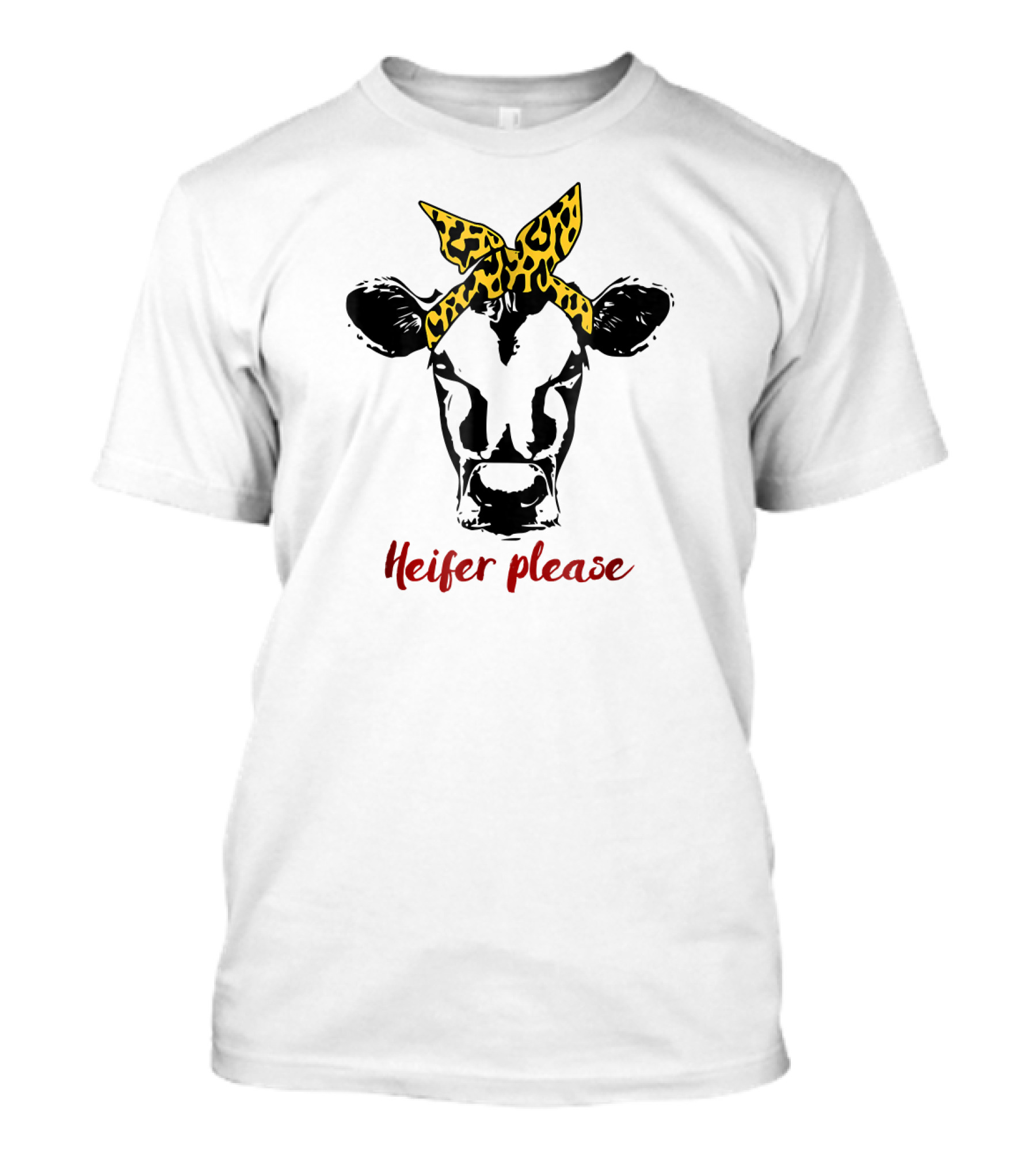 Heifer Please Cute Bandana Fun T-Shirt