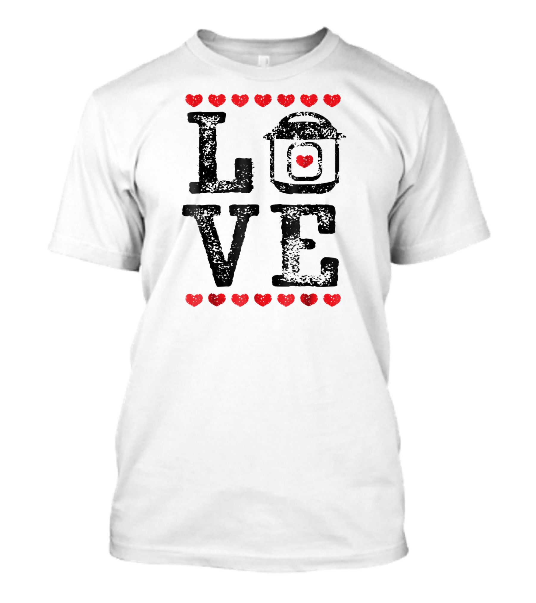 LOVE Pressure Cooking Pot With Hearts T-Shirt