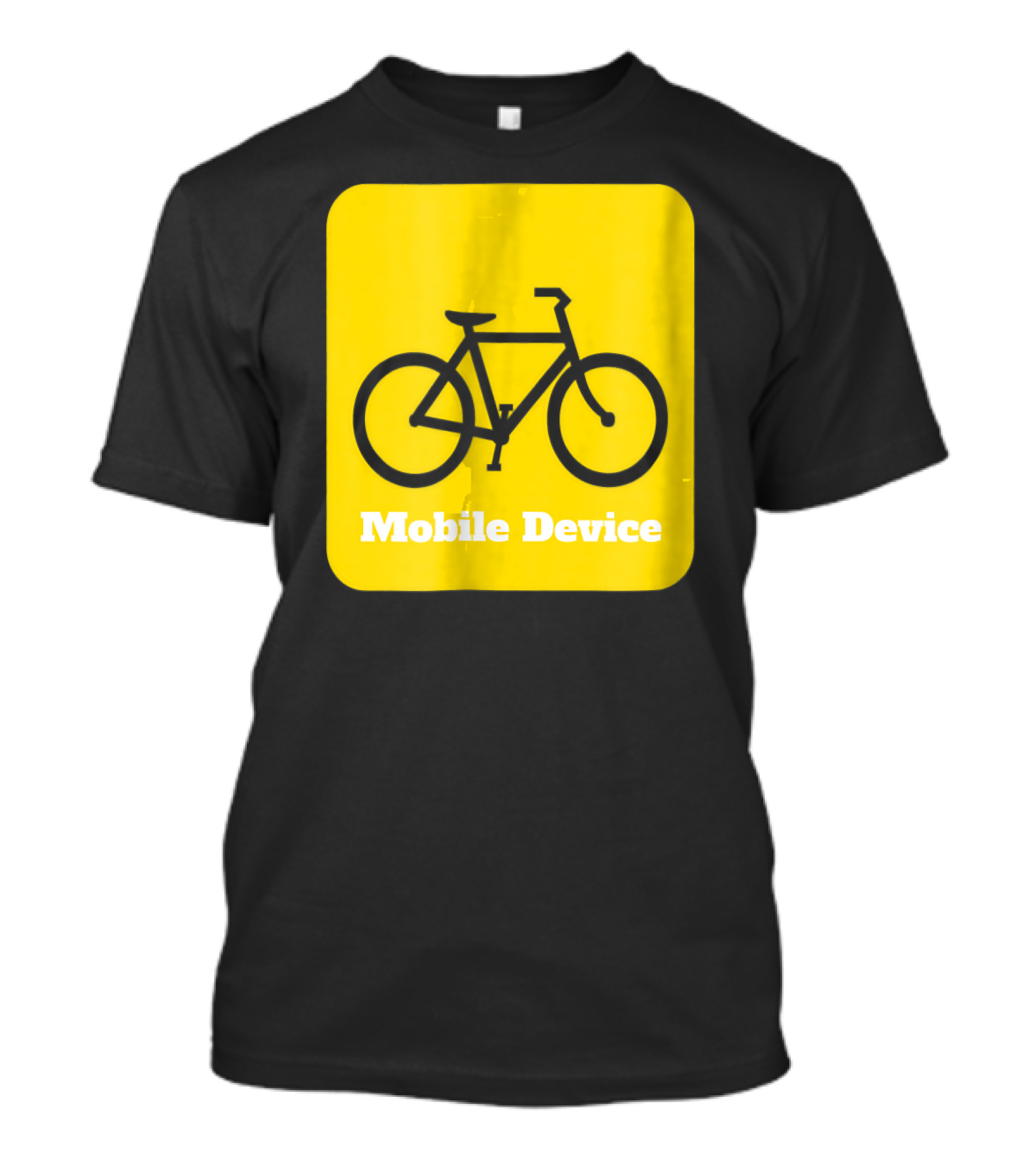 Mobile Device Bicycle Symbol Cycling My Mobile Device Bike Riding T-Shirt