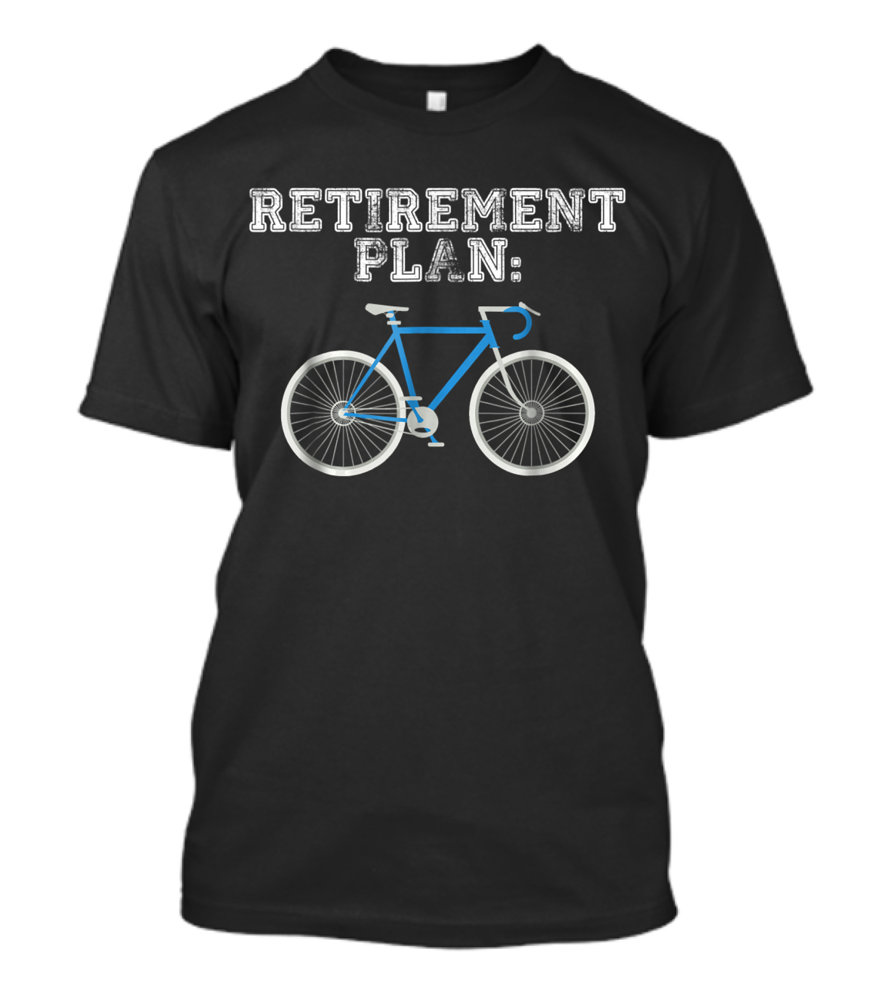 Retirement Plan Funny Grandpa Cycling Bike T-Shirt