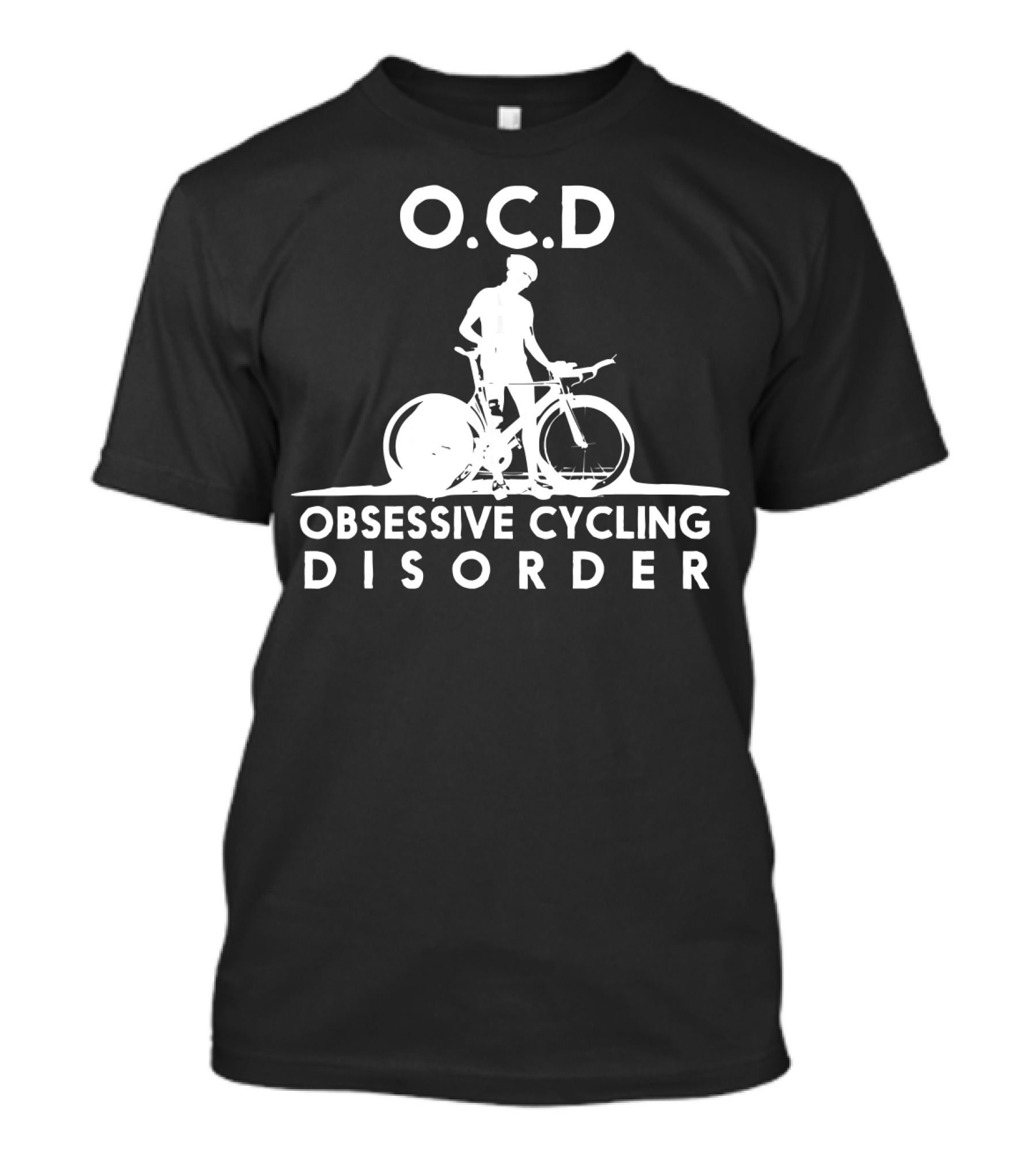 OCD Obsessive Cycling Disorder Biking Humor T-Shirt
