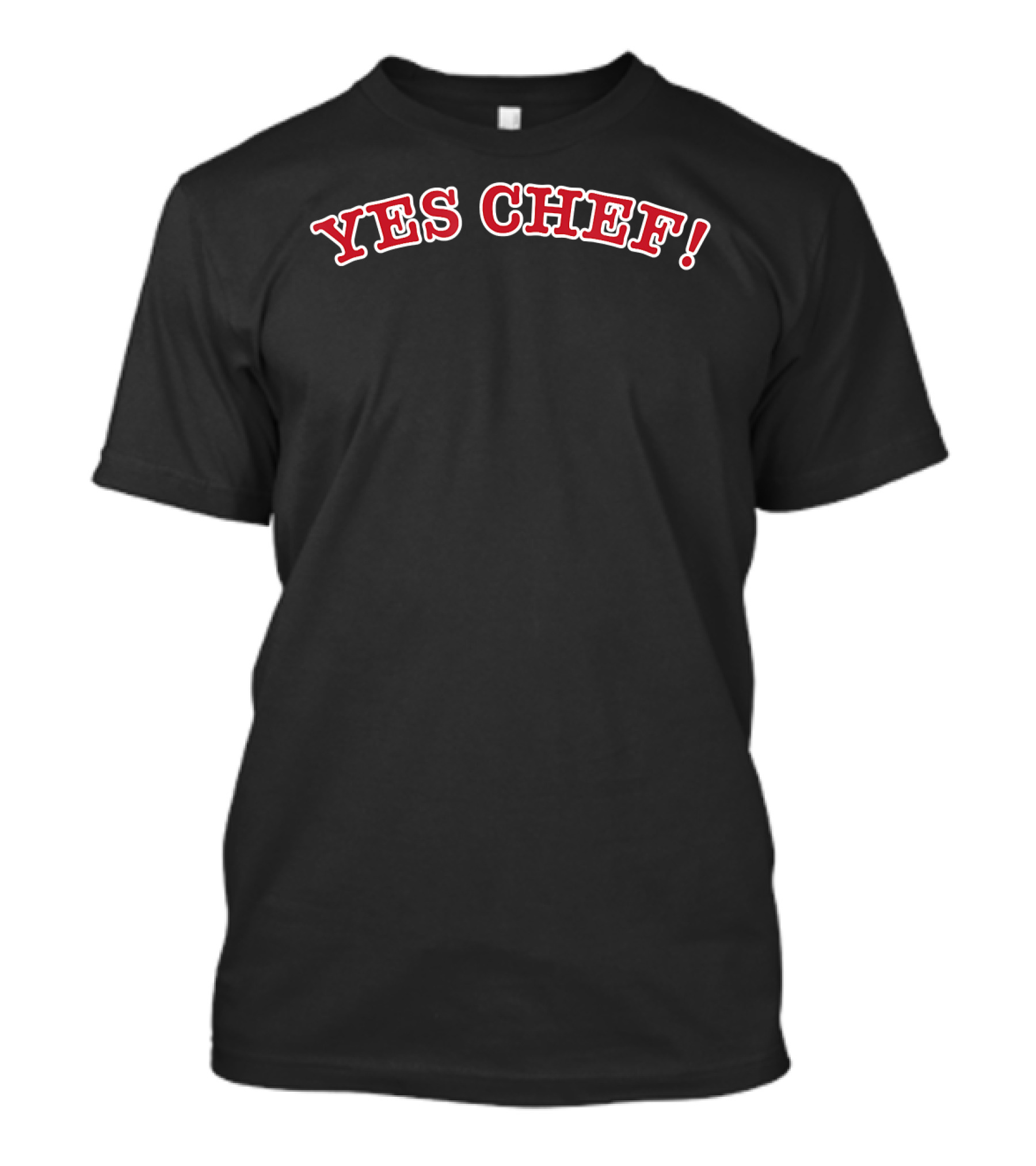 Yes Chef Funny Head Chef T-Shirt