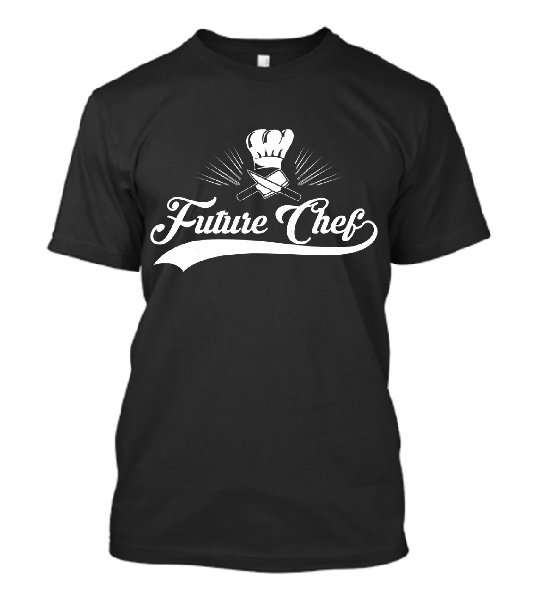 Future Chef Chef's Hat And Culinary Knife T-Shirt